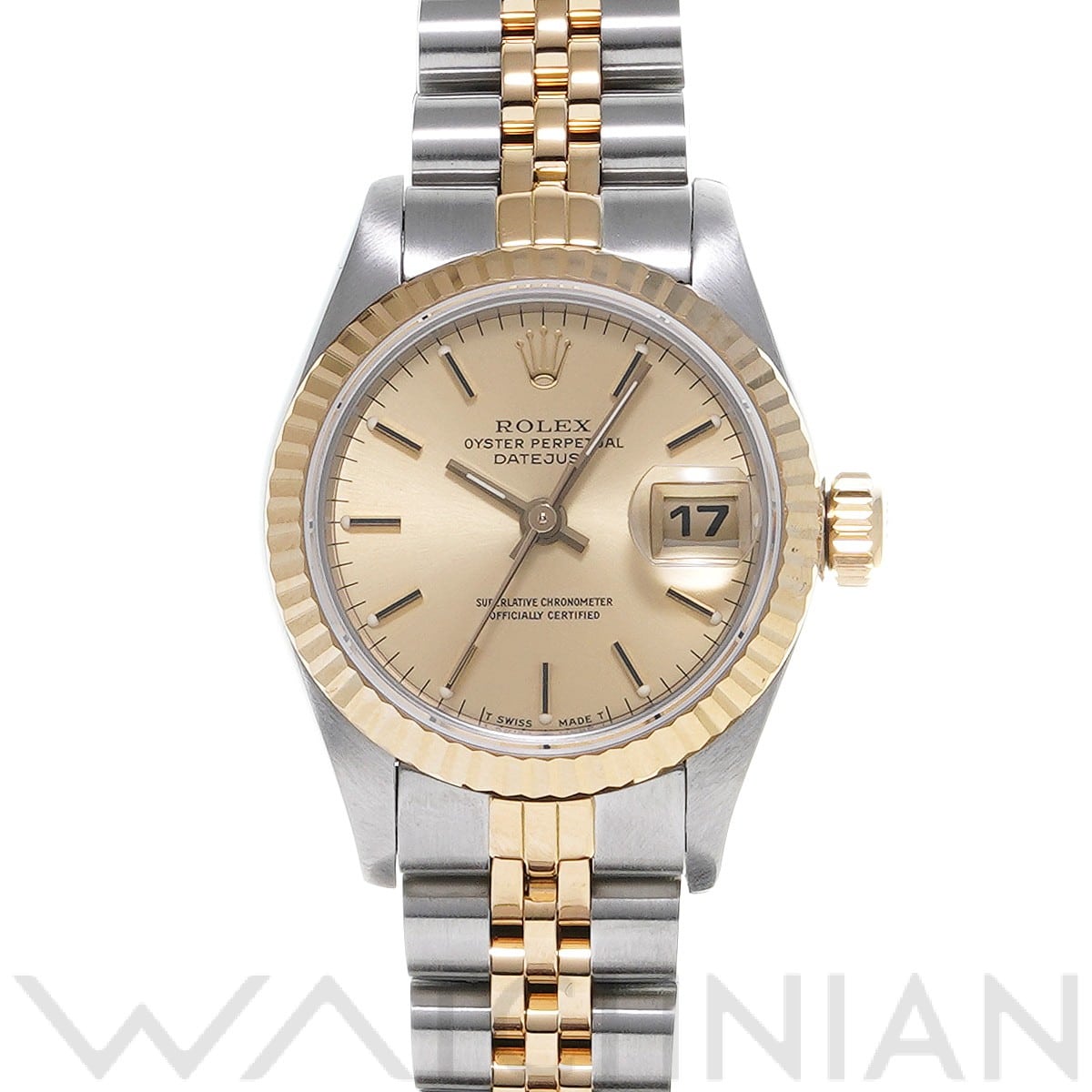 ロレックス デイトジャスト 26 69173 シャンパン レディース 時計 【中古】【wristwatch】