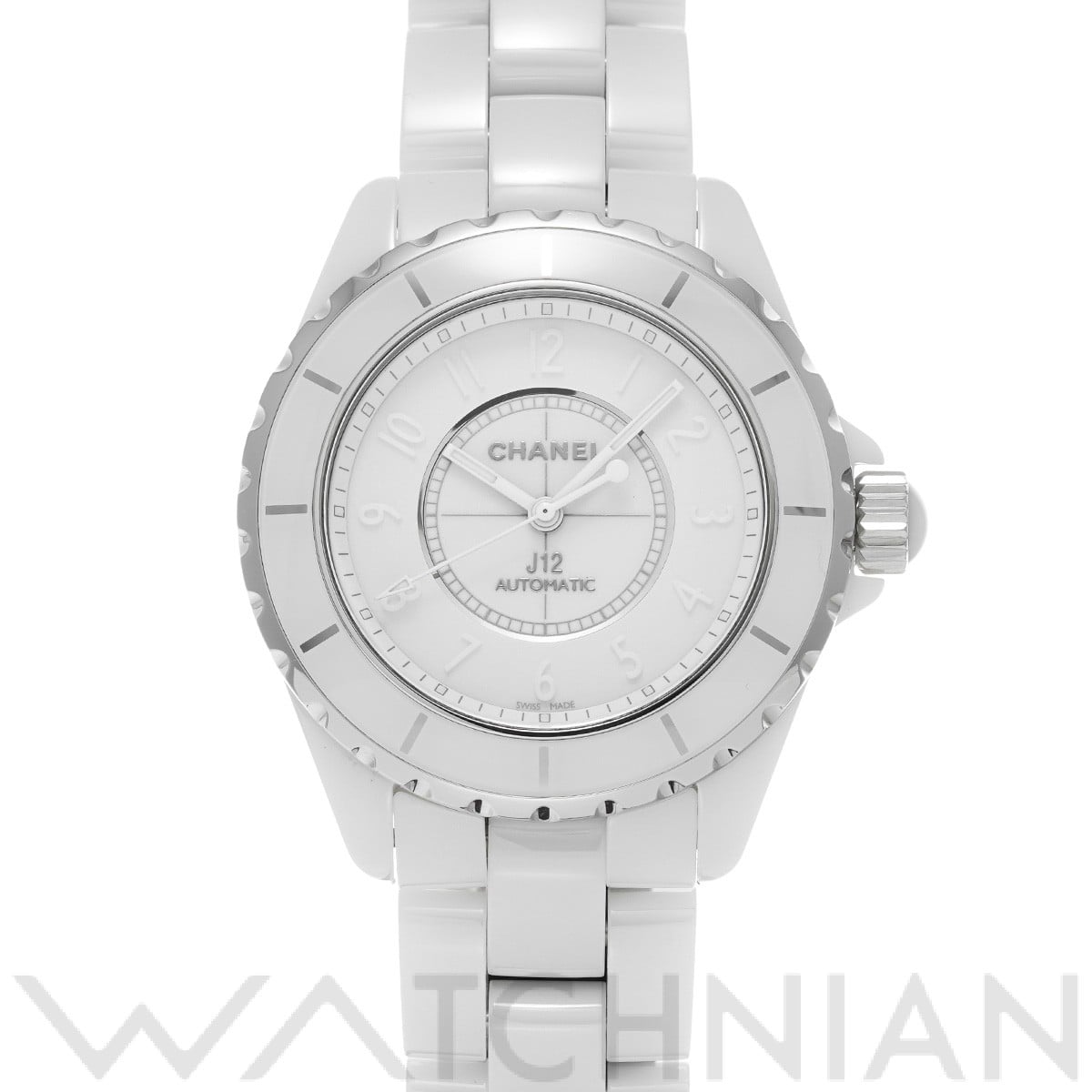 シャネル / CHANEL J12 ホワイトファントム H3443 ホワイト メンズ 時計 【中古】【wristwatch】