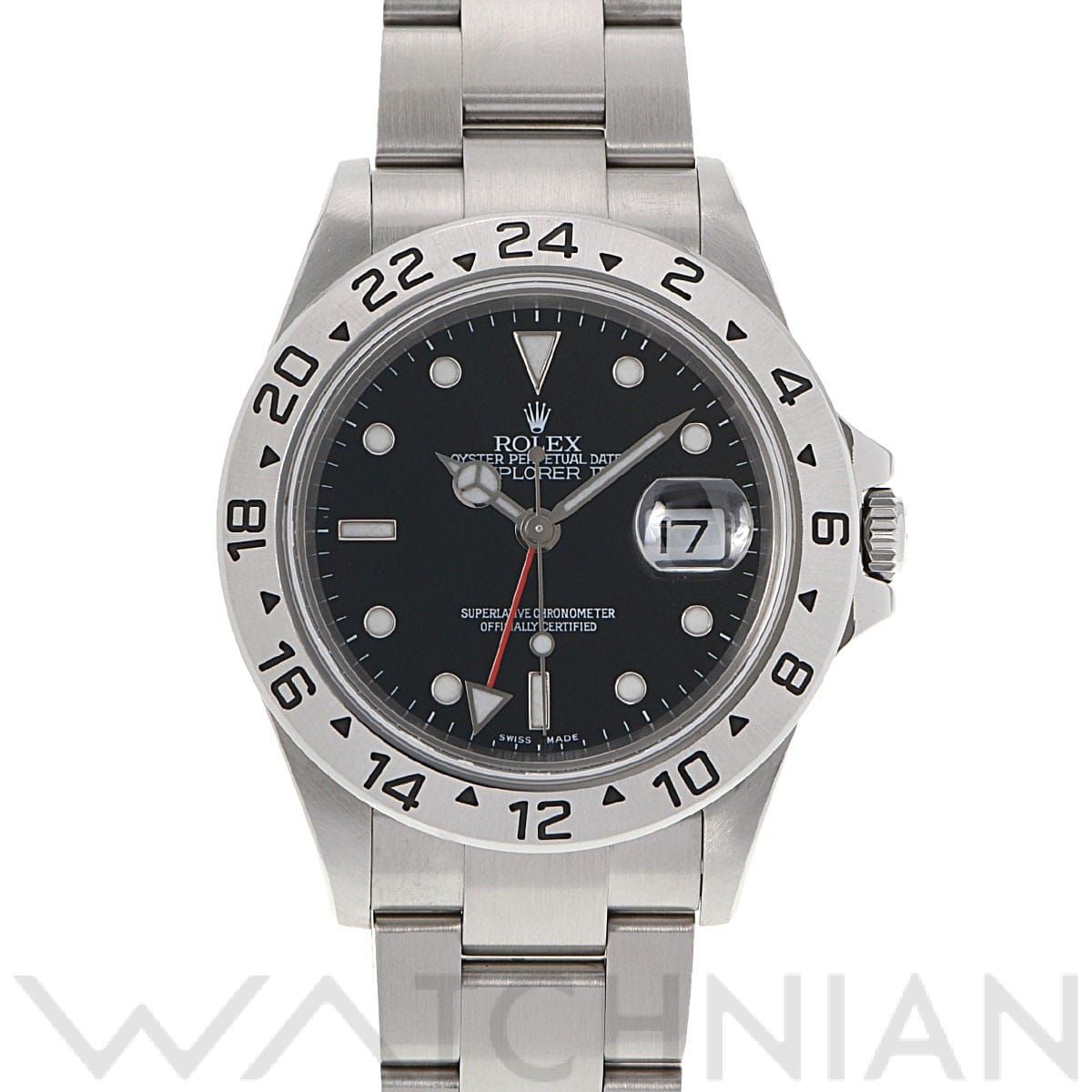 ロレックス エクスプローラーII 16570 ブラック メンズ 時計 【中古】【wristwatch】