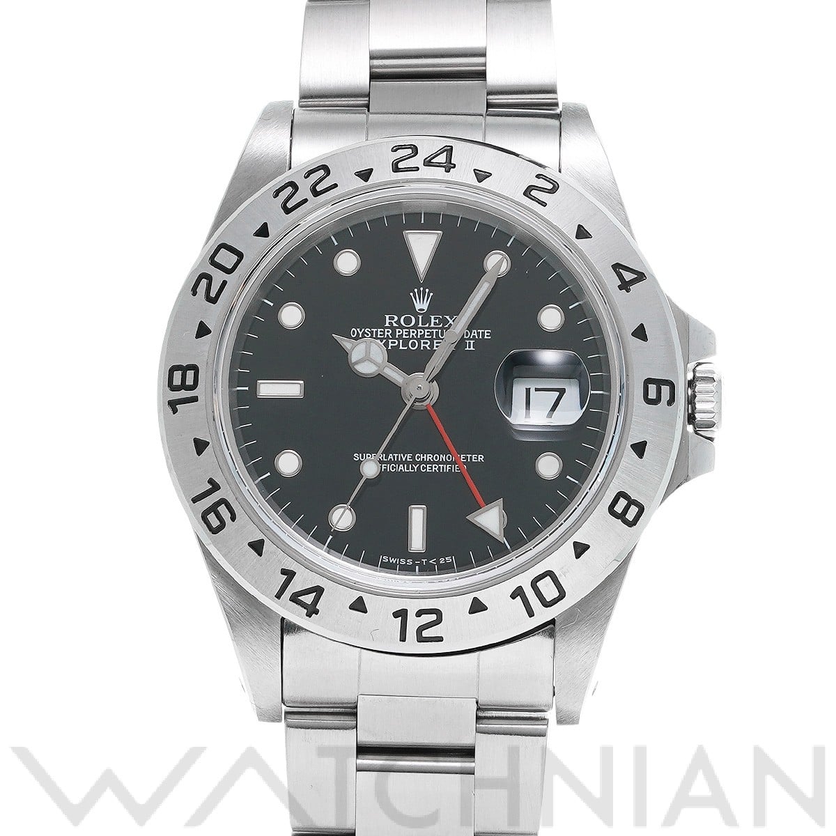 ロレックス エクスプローラーII 16570 ブラック メンズ 時計 【中古】【wristwatch】