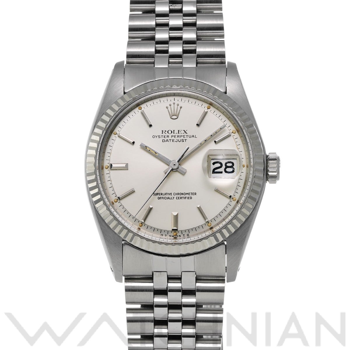 デイトジャスト 1601 40番台(1975年頃製造) シルバー ロレックス ROLEX メンズ 【中古】