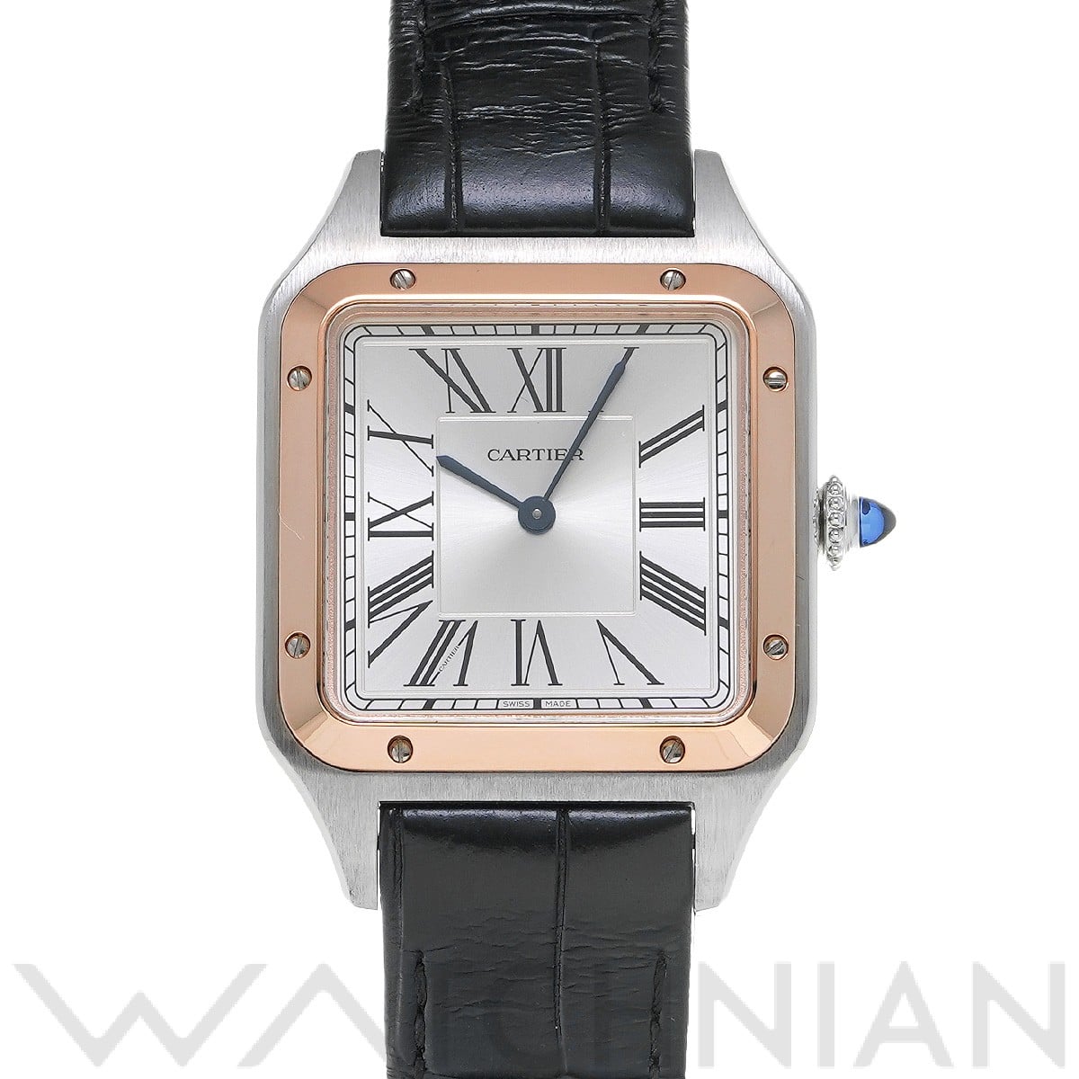 サントス デュモン LM W2SA0011 シルバー カルティエ CARTIER メンズ 【中古】