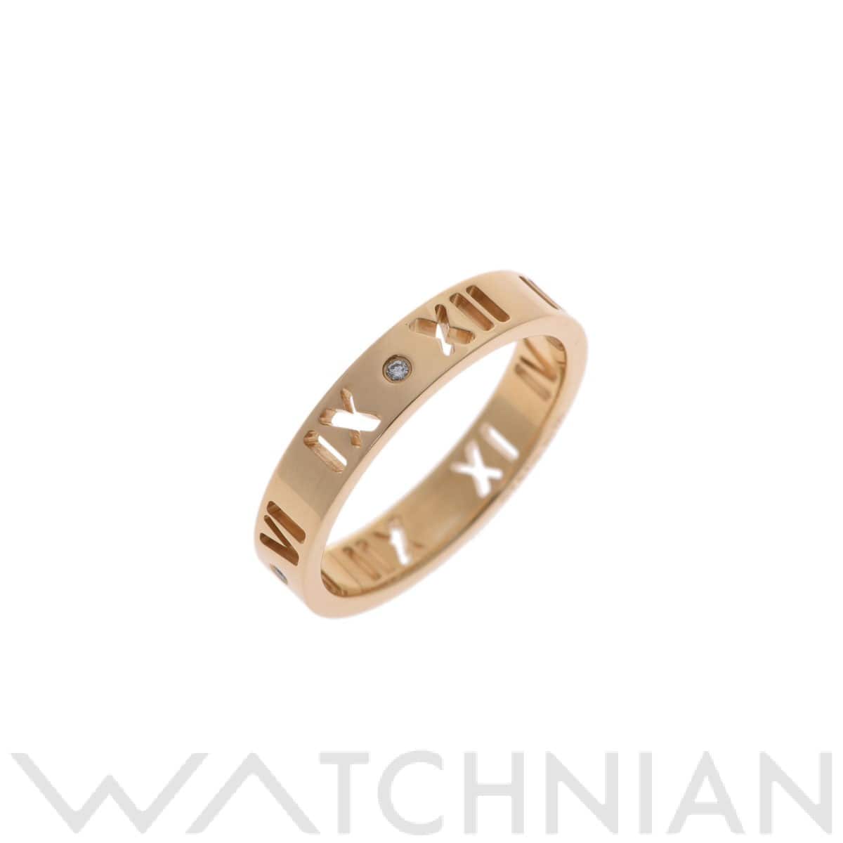 ティファニー アトラスオープンリング 4PD ゴールド K18イエローゴールド YG レディース ジュエリー 【中古】【jewelry】