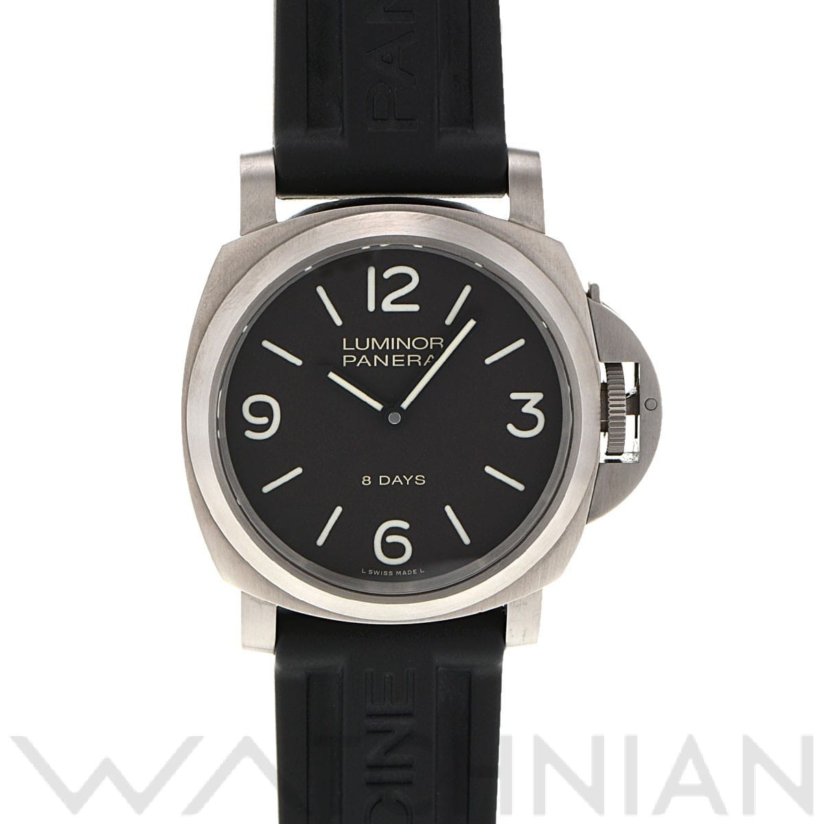 ルミノール ベース 8デイズ チタニオ PAM00562 R番(2015年製造) ブラウン パネライ OFFICINE PANERAI メンズ 【中古】