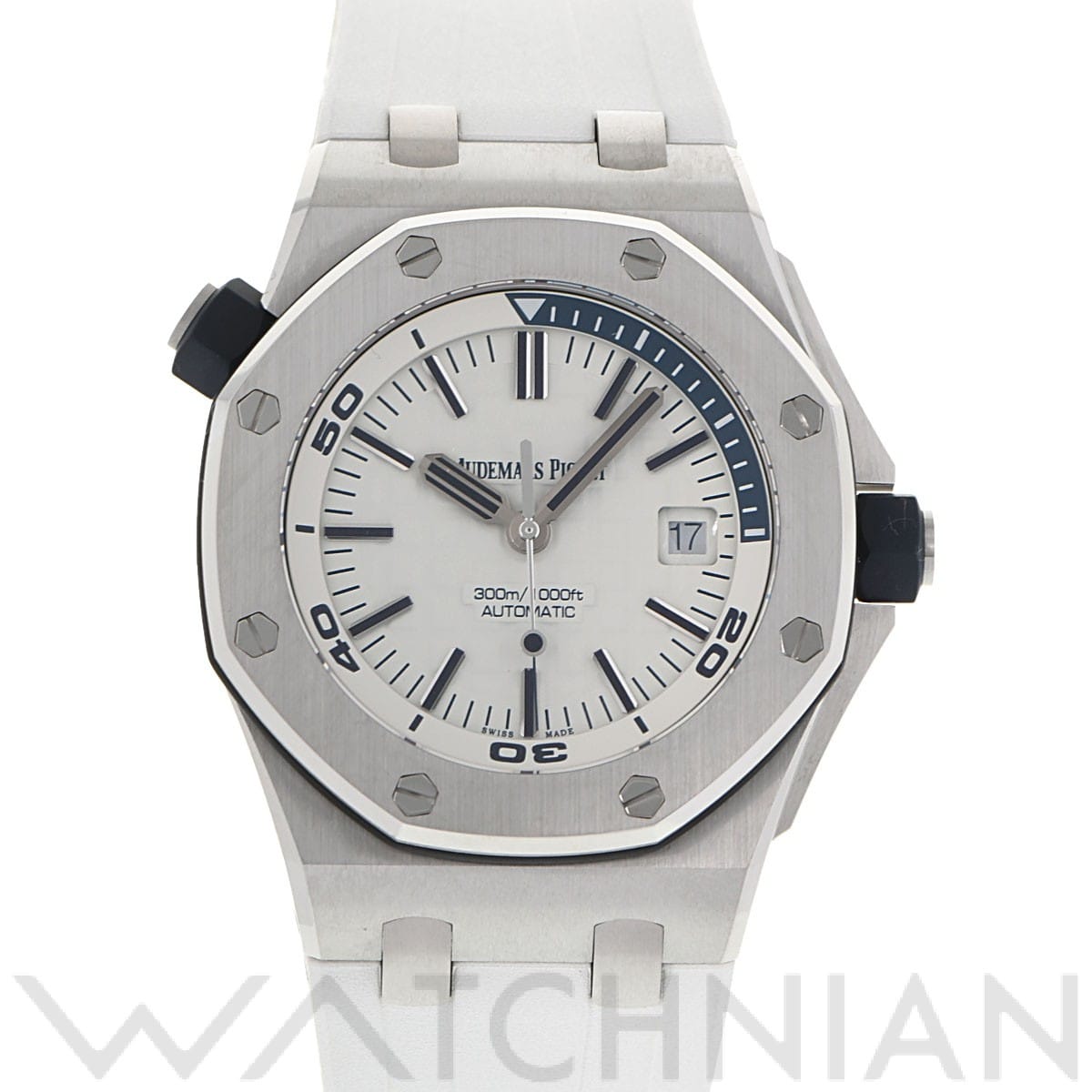 オーデマ ピゲ ロイヤルオーク オフショア ダイバー 15710ST.OO.A010CA.01 ホワイト メンズ 時計 【中古】【wristwatch】