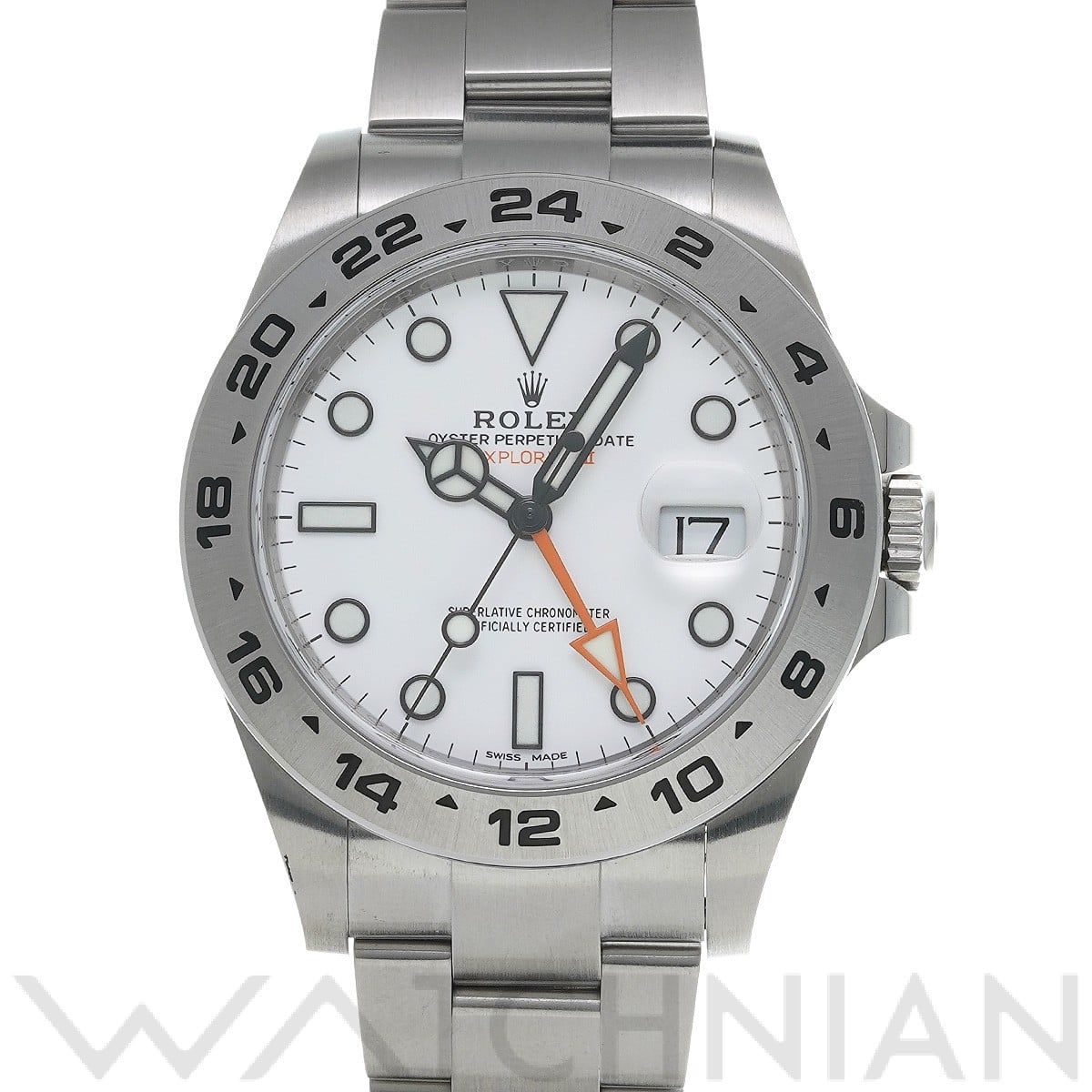 ロレックス エクスプローラーII 216570 ホワイト メンズ 時計 【中古】【wristwatch】