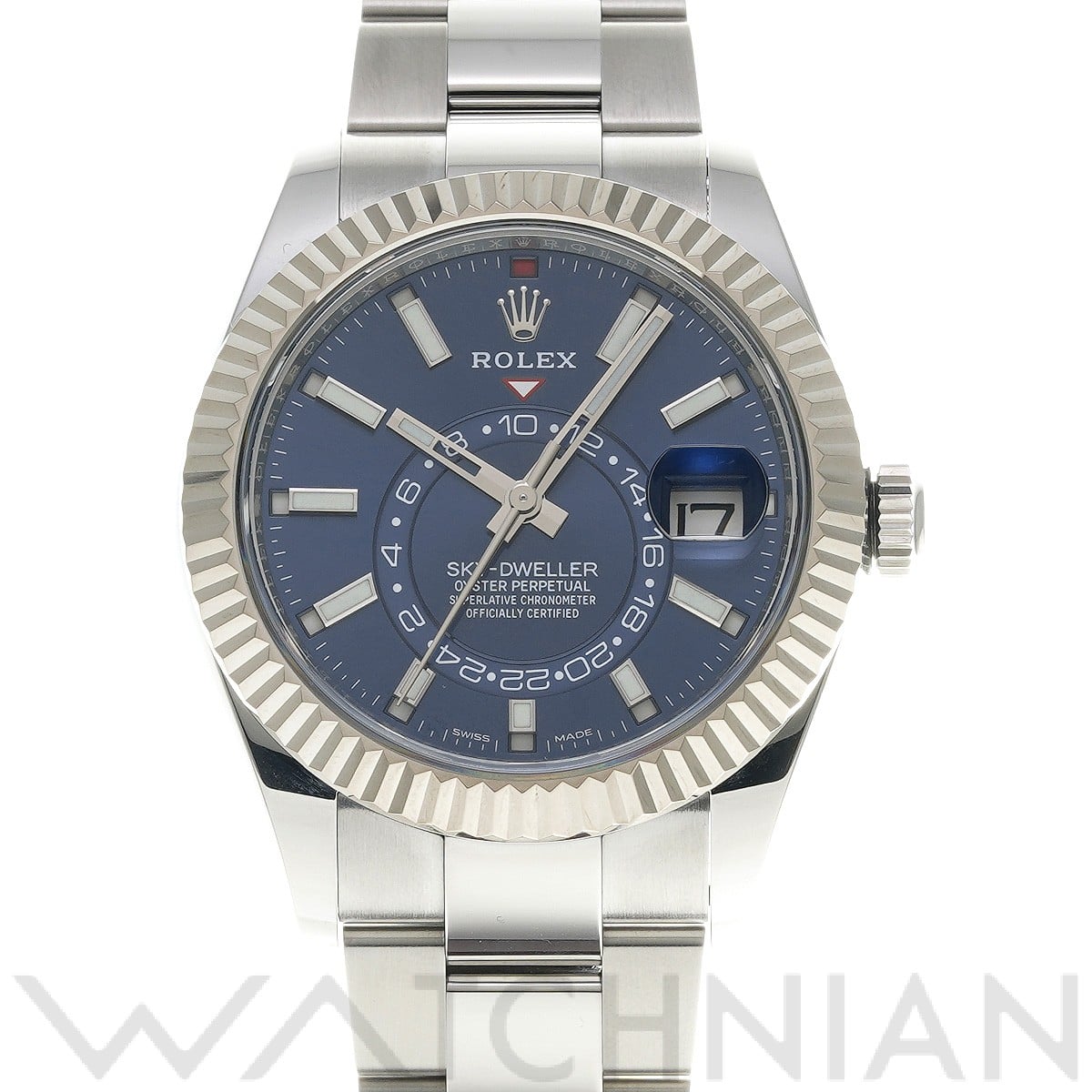 スカイドゥエラー 326934 ランダムシリアル ブライトブルー ロレックス ROLEX メンズ 【中古】