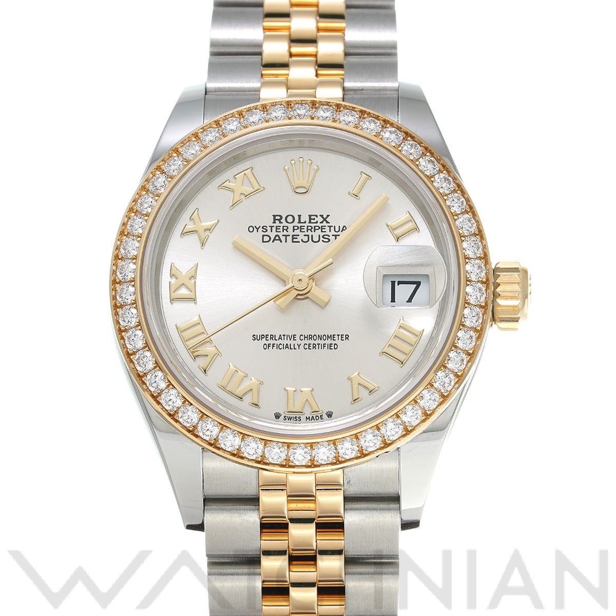 ロレックス レディ デイトジャスト 28 279383RBR シルバー レディース 時計 【中古】【wristwatch】