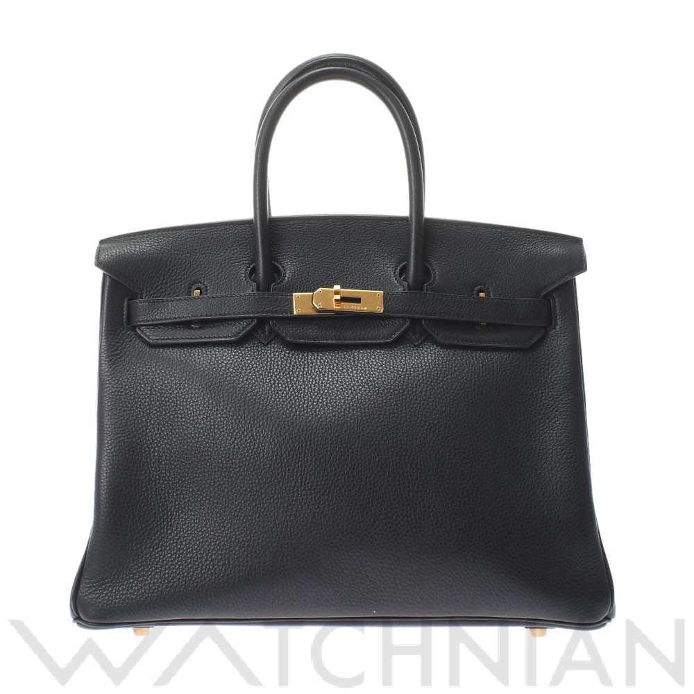 エルメス / HERMES バーキン 35 ブラック/ゴールド金具 トゴ ユニセックス バッグ 【中古】【bag】