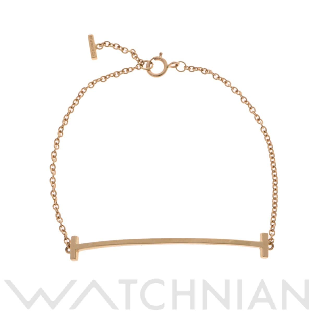 ティファニー Tスマイル ブレスレット ゴールド K18イエローゴールド YG レディース ジュエリー 【中古】【jewelry】