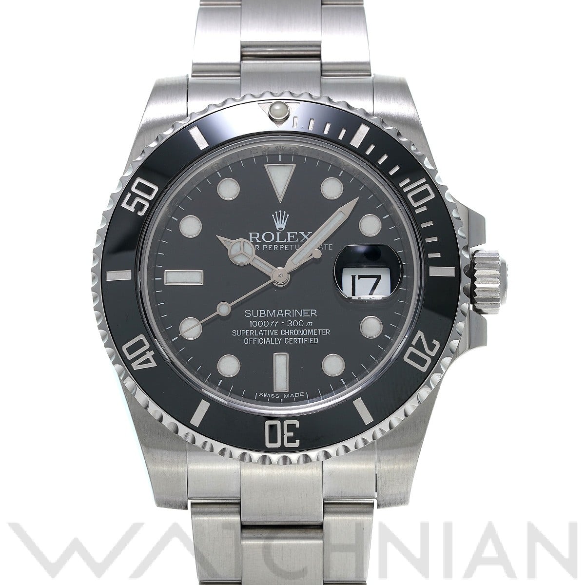 ロレックス サブマリーナ デイト 116610LN ブラック メンズ 時計 【中古】【wristwatch】