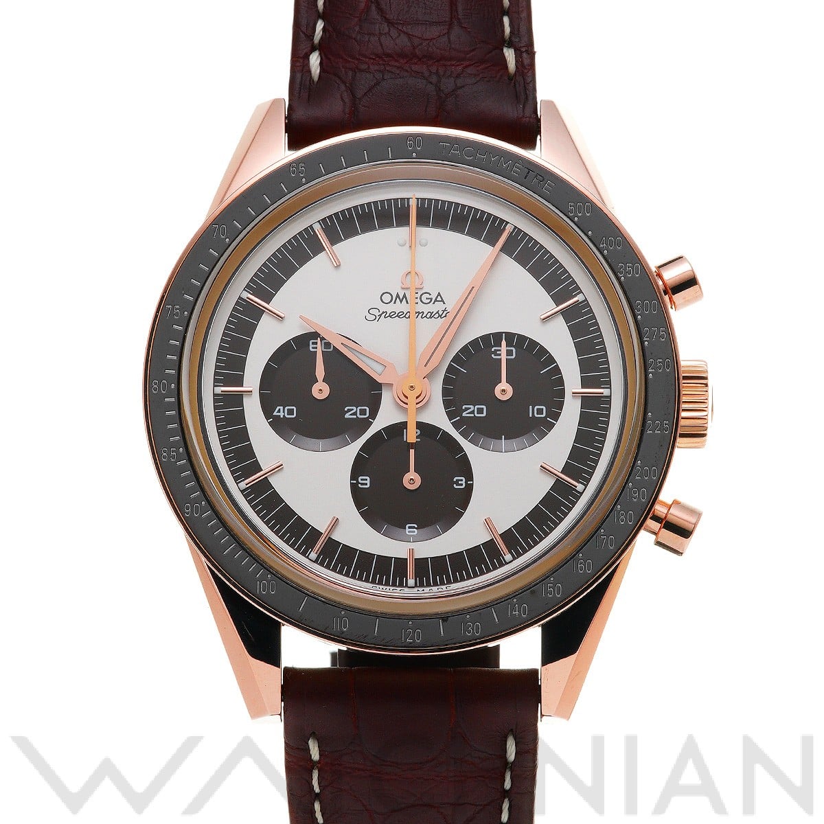 オメガ スピードマスター ムーンウォッチ ファースト オメガ イン スペース 311.63.40.30.02.001 シルバー/ブラウン メンズ 時計 【中古】【wristwatch】