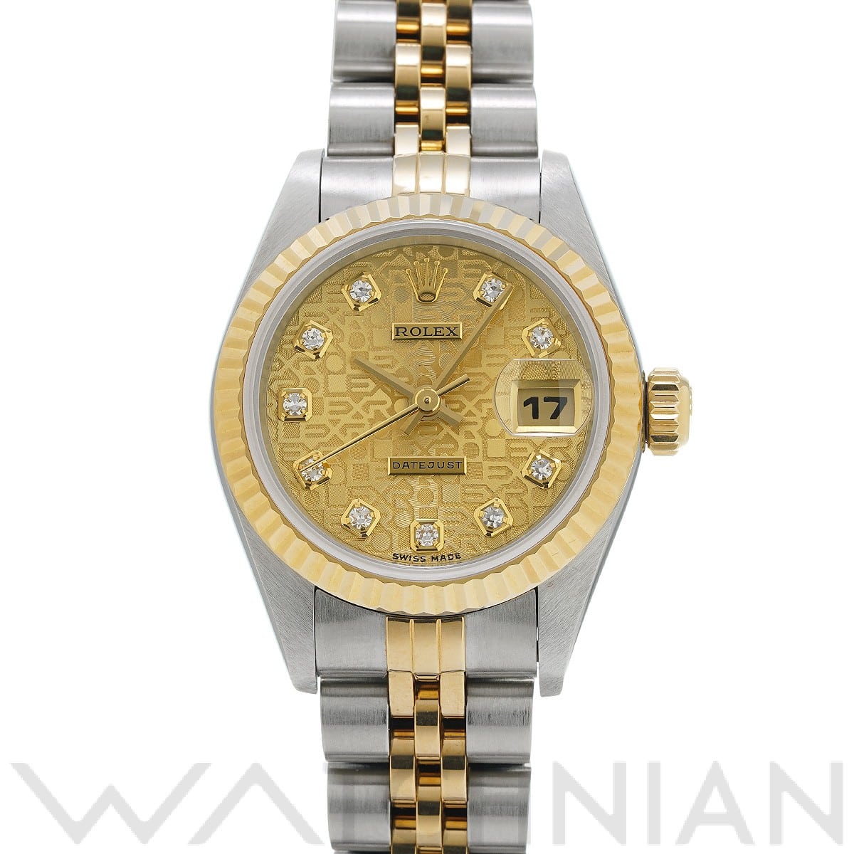 ロレックス デイトジャスト 26 69173G シャンパンコンピュータ/ダイヤモンド レディース 時計 【中古】【wristwatch】