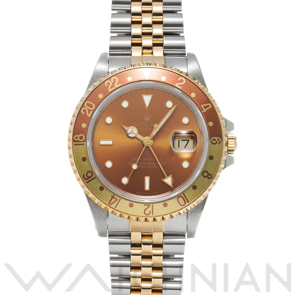 ロレックス GMTマスターII 16713 ブラウン メンズ 時計 【中古】【wristwatch】