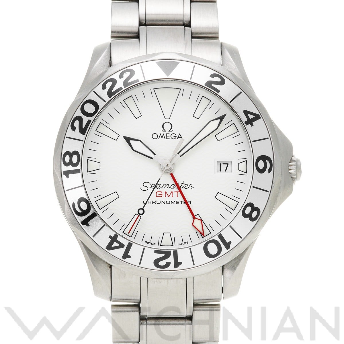 オメガ / OMEGA シーマスター GMT 2538.20 ホワイト メンズ 時計 【中古】【wristwatch】