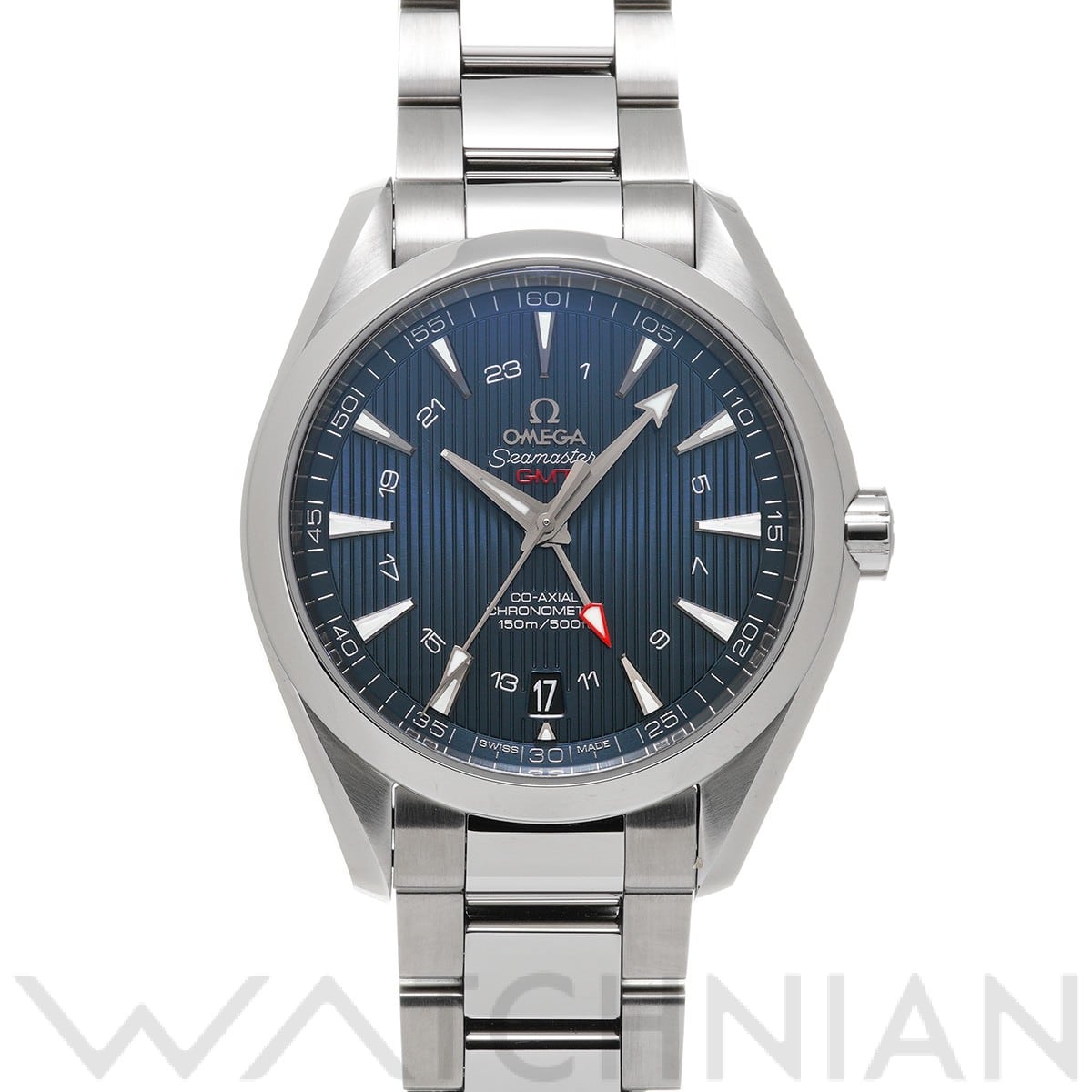 オメガ / OMEGA シーマスター アクアテラ コーアクシャル GMT 231.10.43.22.03.001 ブルー メンズ 時計 【中古】【wristwatch】