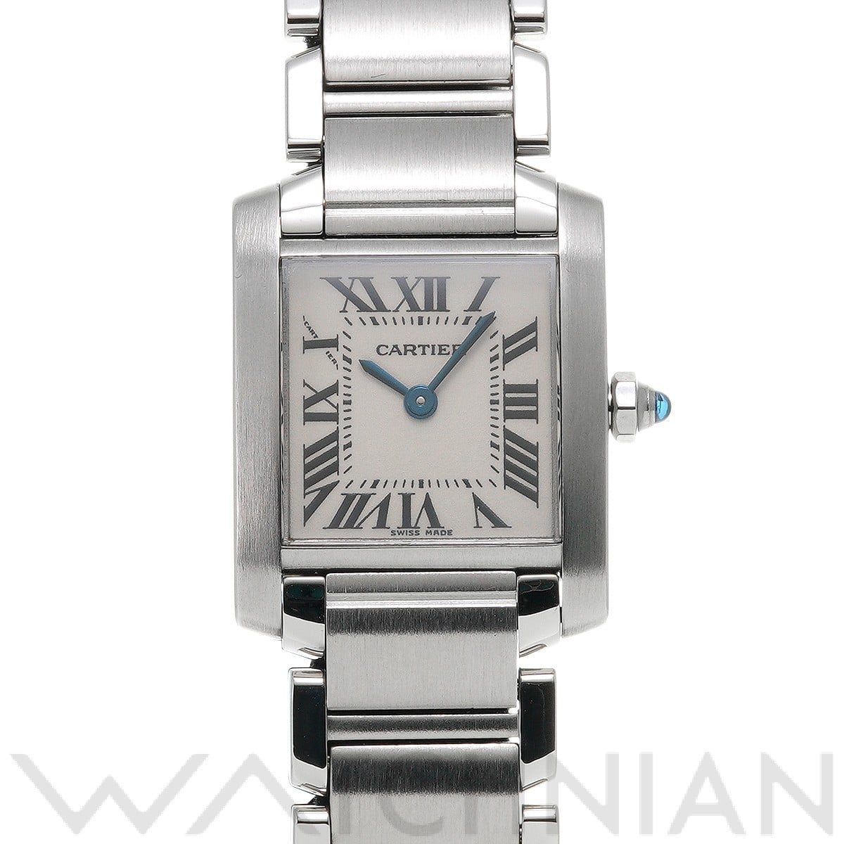 カルティエ / CARTIER タンク フランセーズ SM W51008Q3 シルバー レディース 時計 【中古】【wristwatch】
