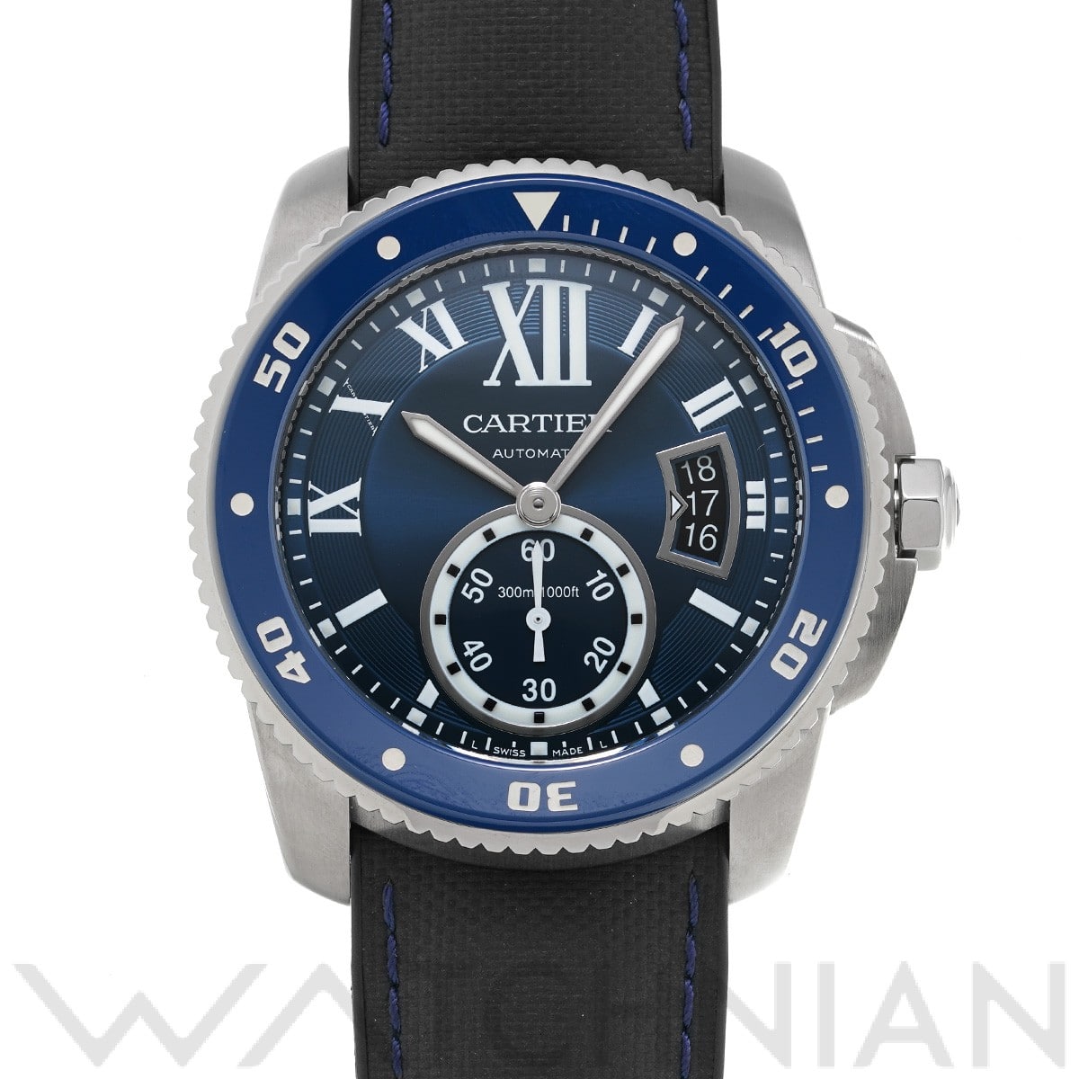 カルティエ / CARTIER カリブル ドゥ カルティエ ダイバー WSCA0010 ブルー メンズ 時計 【中古】【wristwatch】