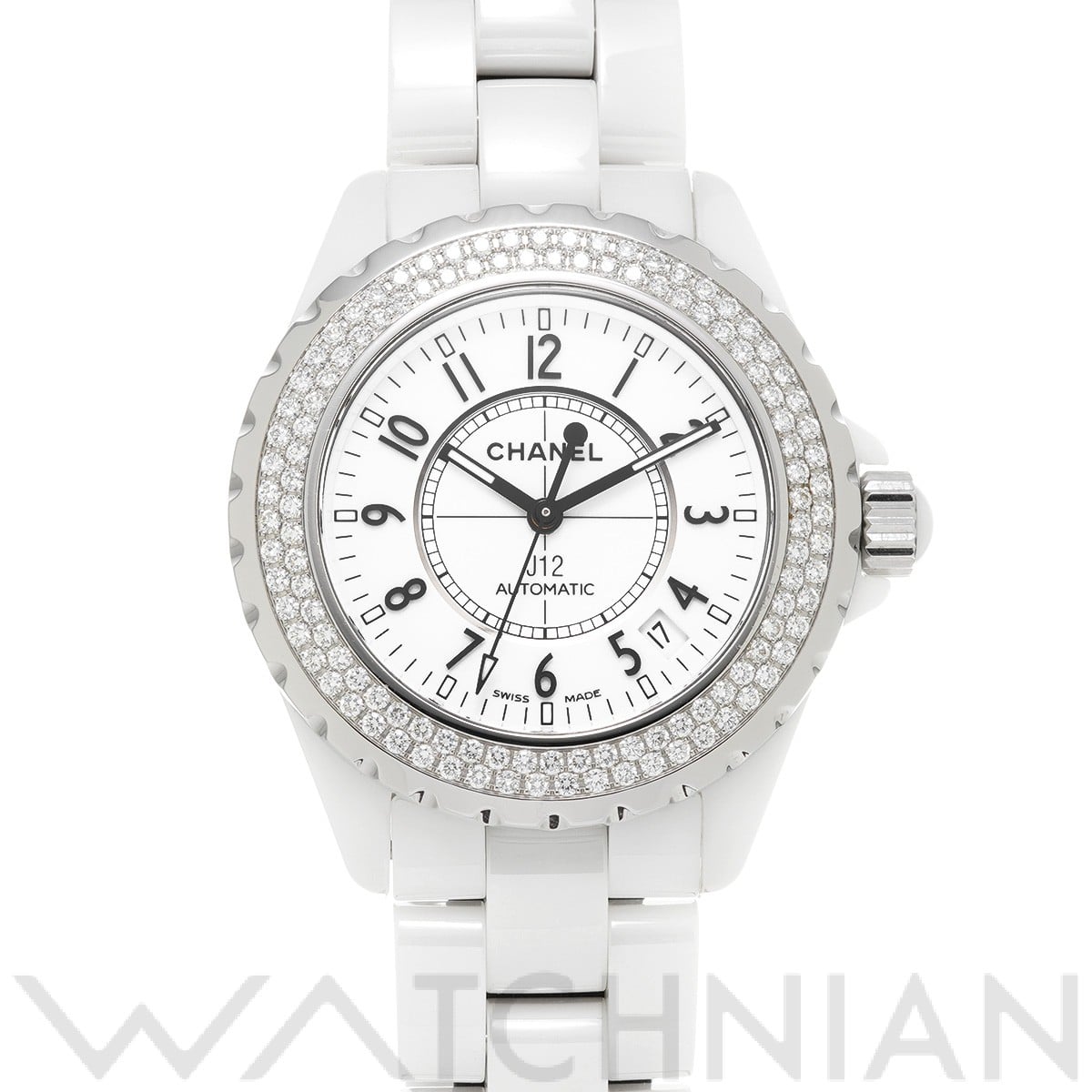 シャネル / CHANEL J12 39MM H0969 ホワイト レディース 時計 【中古】【wristwatch】