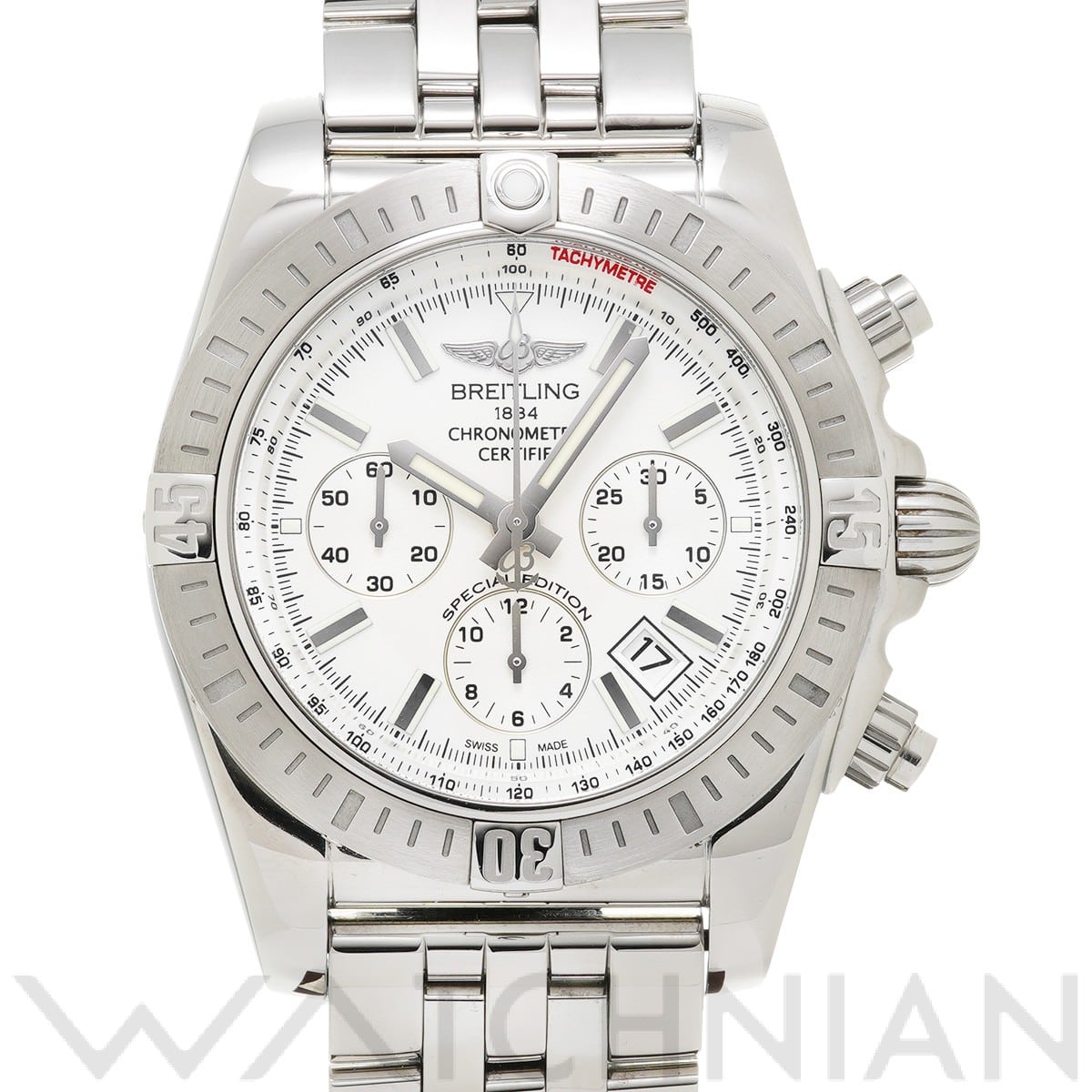 ブライトリング / BREITLING クロノマット 44 JSP AB011511/G829 シルバー メンズ 時計 【中古】【wristwatch】