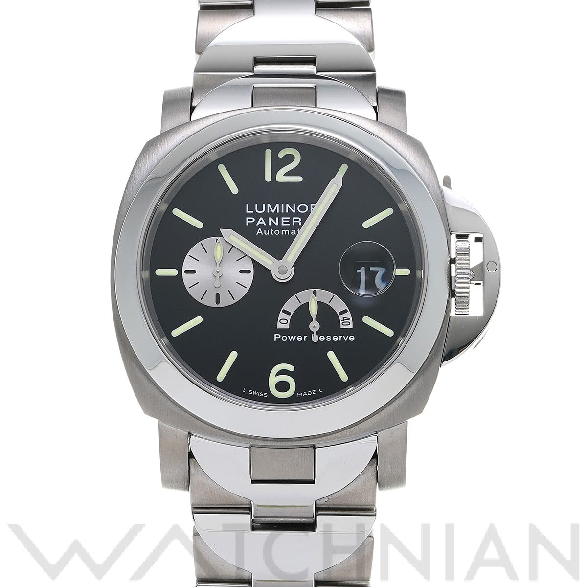 パネライ / PANERAI ルミノール パワーリザーブ PAM00171 ブラック/シルバー メンズ 時計 【中古】【wristwatch】