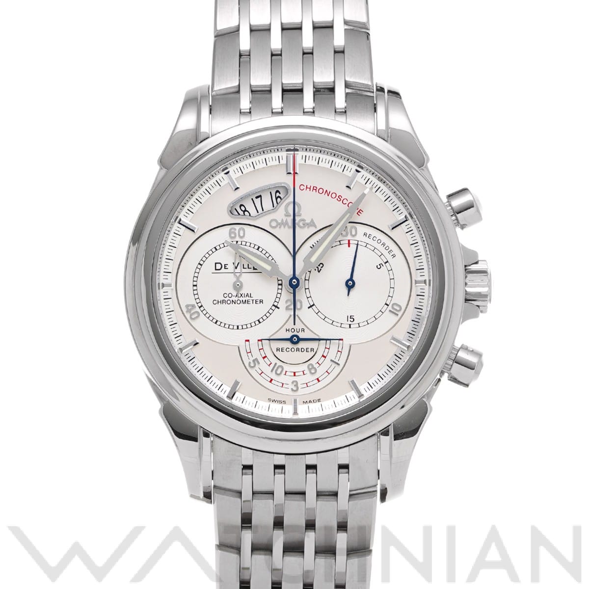 オメガ / OMEGA デ・ヴィル クロノスコープ コーアクシャル 4550.30 シルバー メンズ 時計 【中古】【wristwatch】