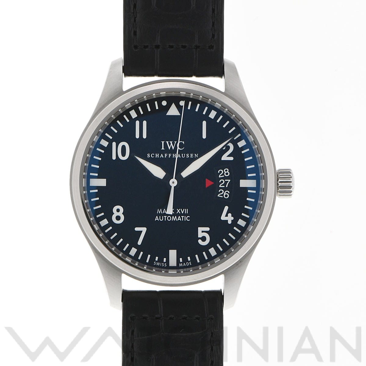 IWC パイロットウォッチ マーク XVII IW326501 ブラック メンズ 時計 【中古】【wristwatch】