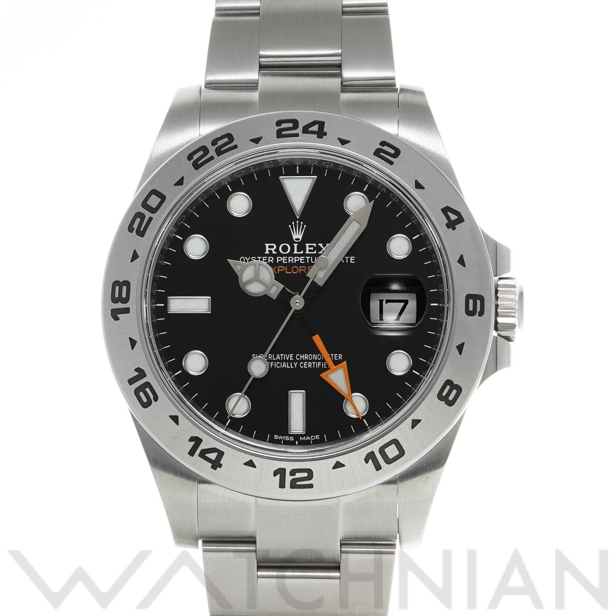 ロレックス エクスプローラーII 216570 ブラック メンズ 時計 【中古】【wristwatch】