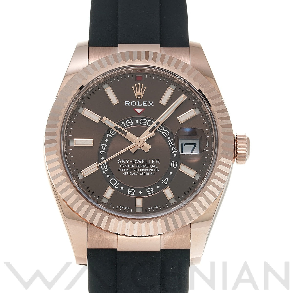 スカイドゥエラー 326235 ランダムシリアル チョコレート ロレックス ROLEX メンズ 【中古】