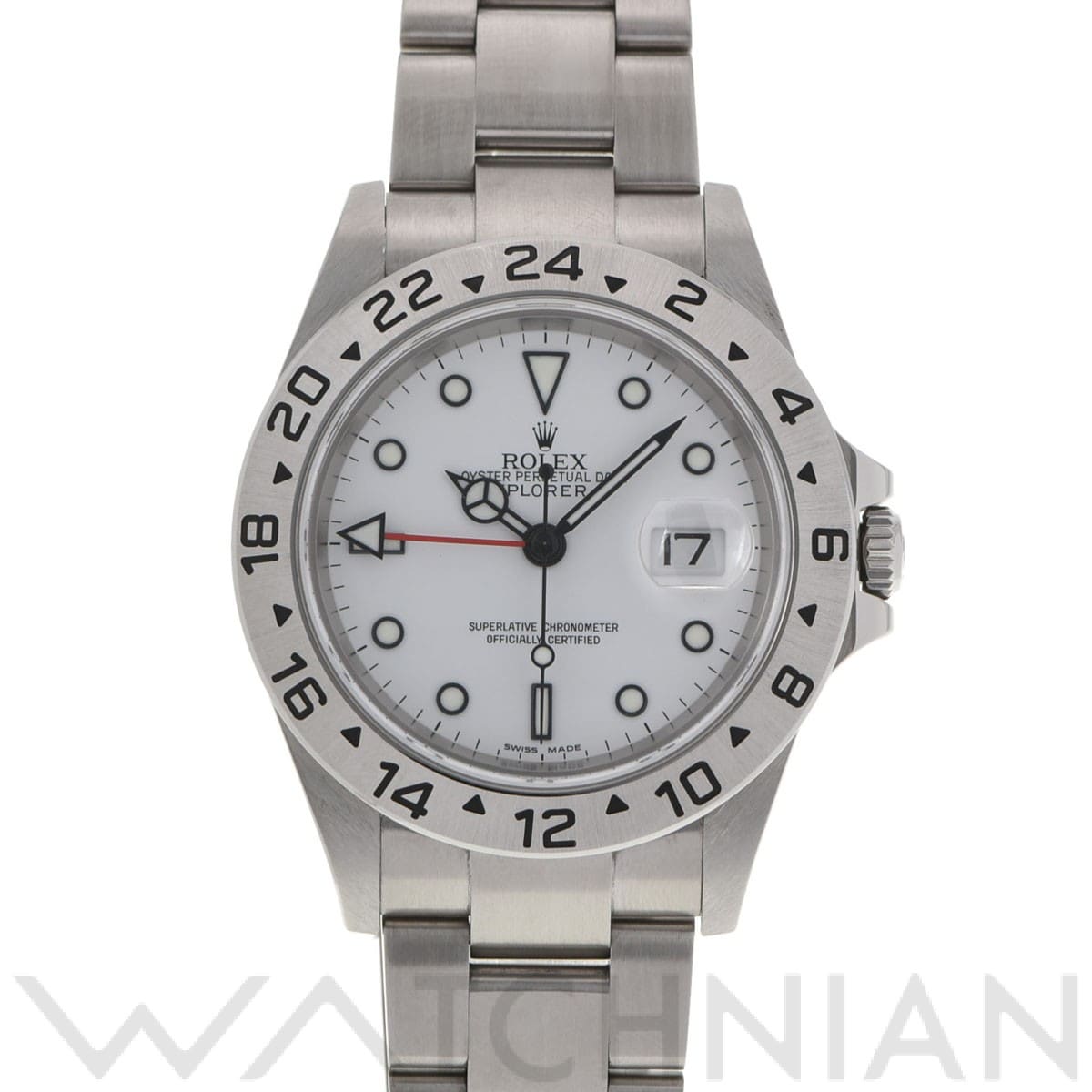 ロレックス エクスプローラーII 16570 ホワイト メンズ 時計 【中古】【wristwatch】