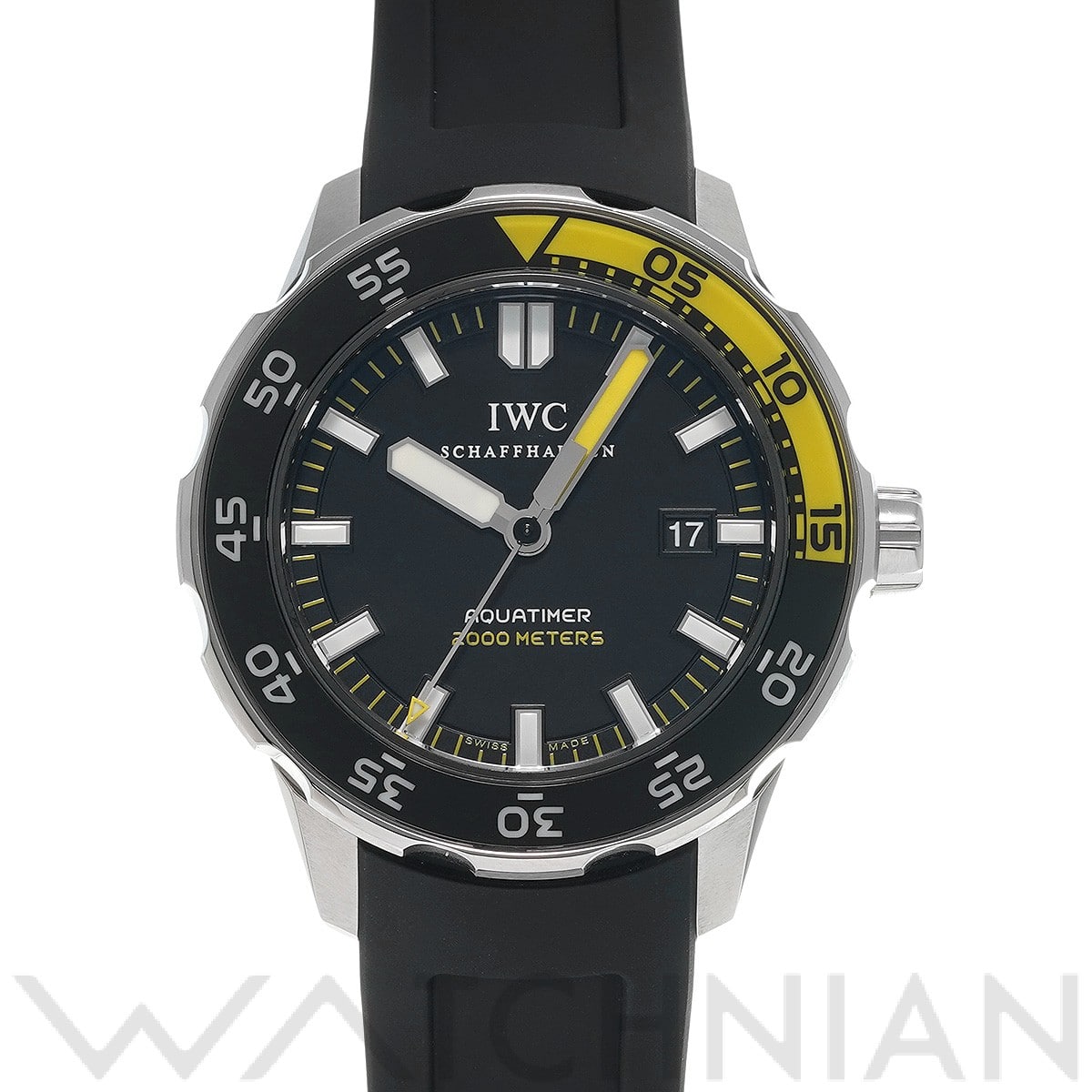 アクアタイマー オートマティック 2000 IW356802 ブラック インターナショナルウォッチカンパニー IWC メンズ 【中古】