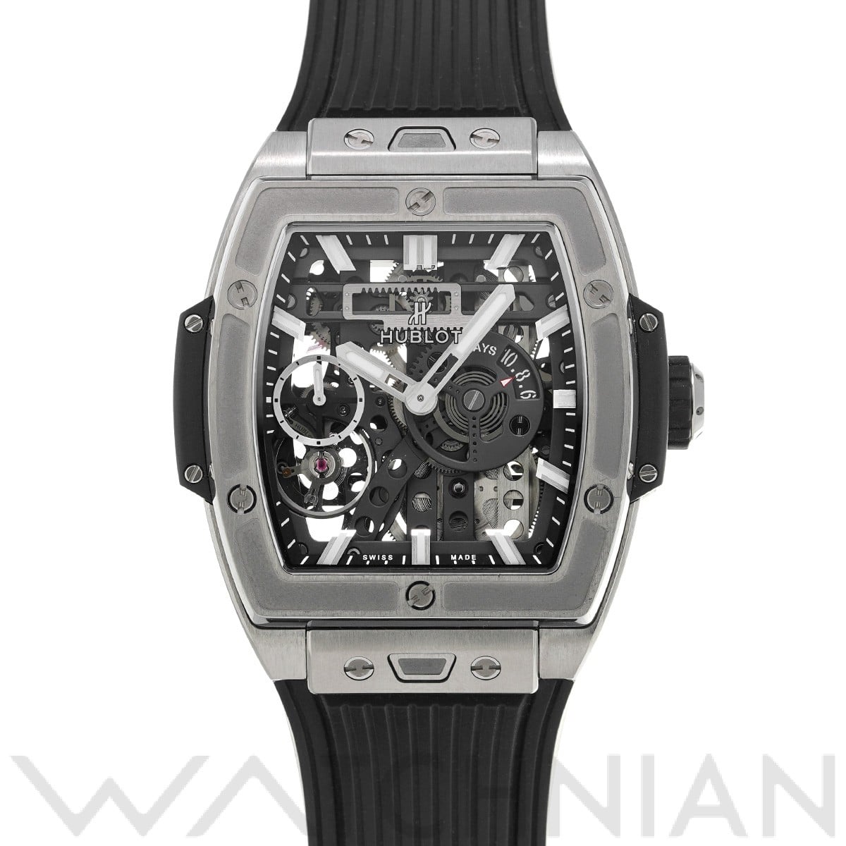 スピリット オブ ビッグバン メカ-10 チタニウム 614.NX.1170.RX スケルトン ウブロ HUBLOT メンズ 【中古】