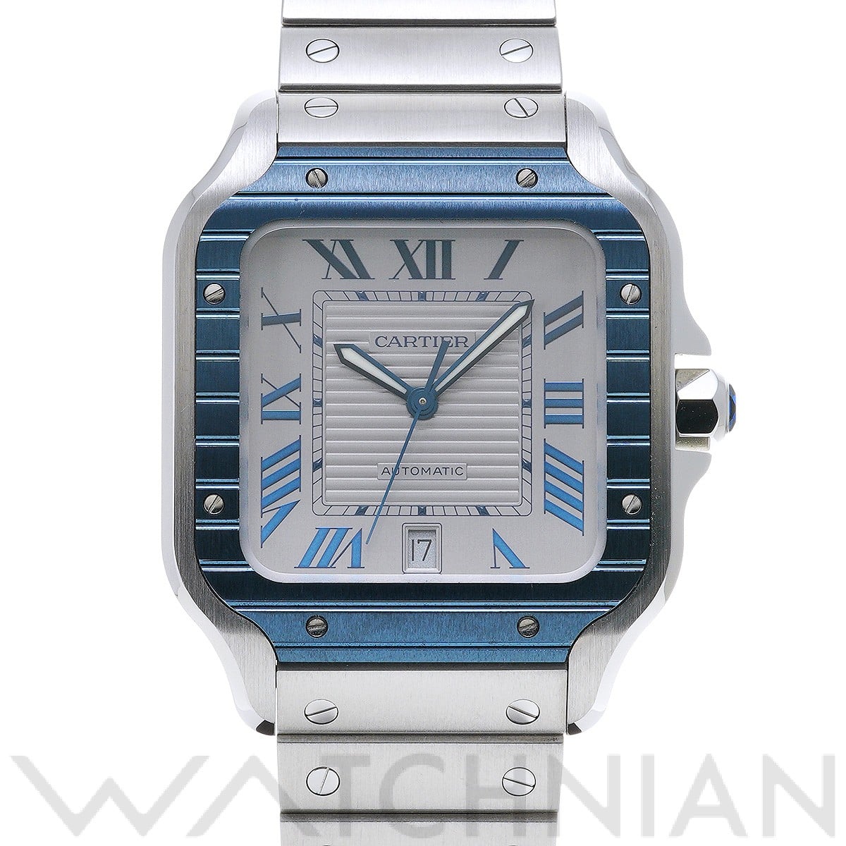 カルティエ / CARTIER サントス ドゥ カルティエ LM WSSA0047 シルバー メンズ 時計 【中古】【wristwatch】