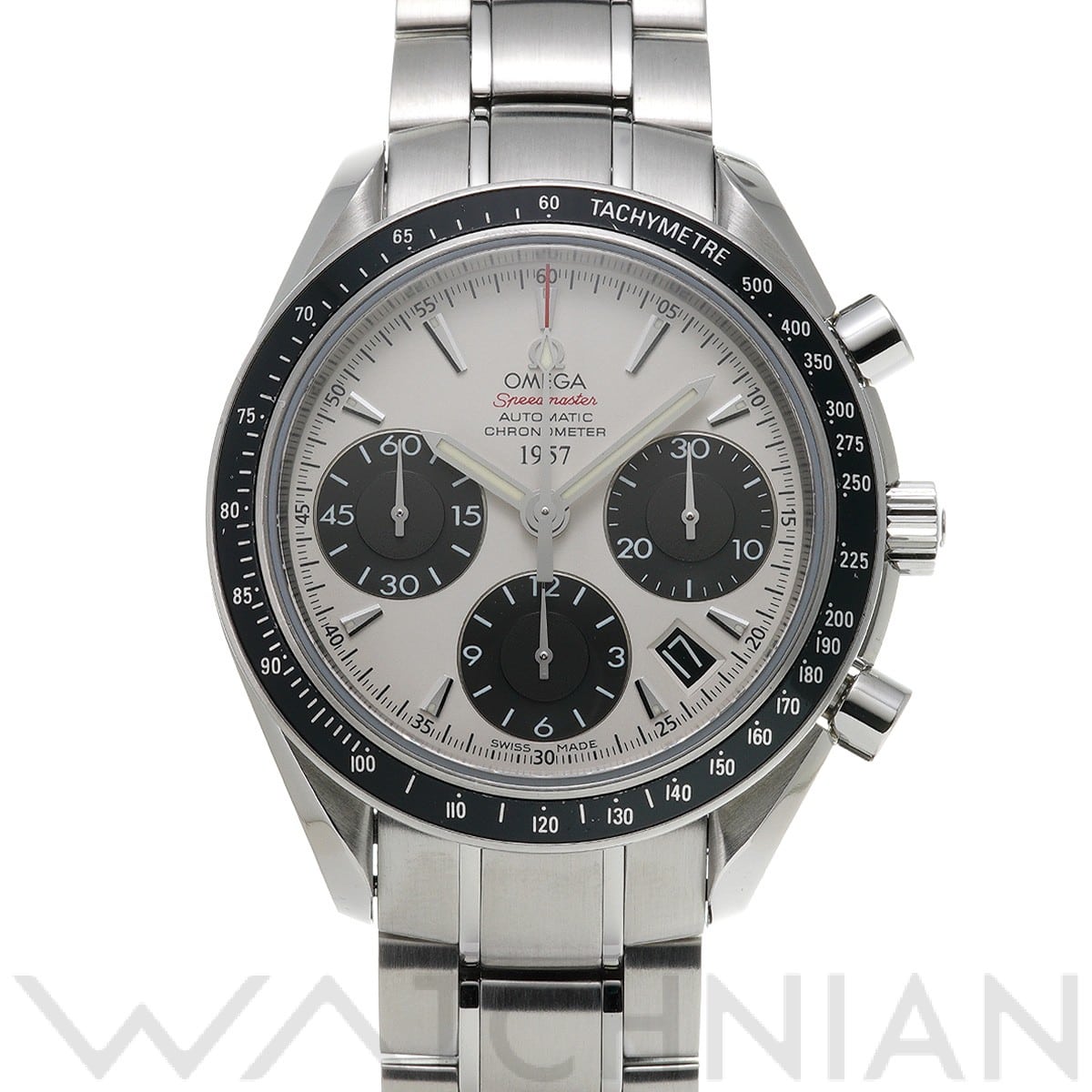 オメガ / OMEGA スピードマスター デイト 1957 323.30.40.40.02.001 シルバー/ブラック メンズ 時計 【中古】【wristwatch】