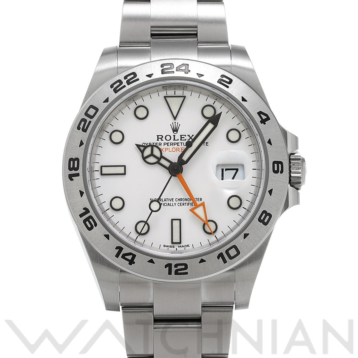 ロレックス エクスプローラーII 216570 ホワイト メンズ 時計 【中古】【wristwatch】