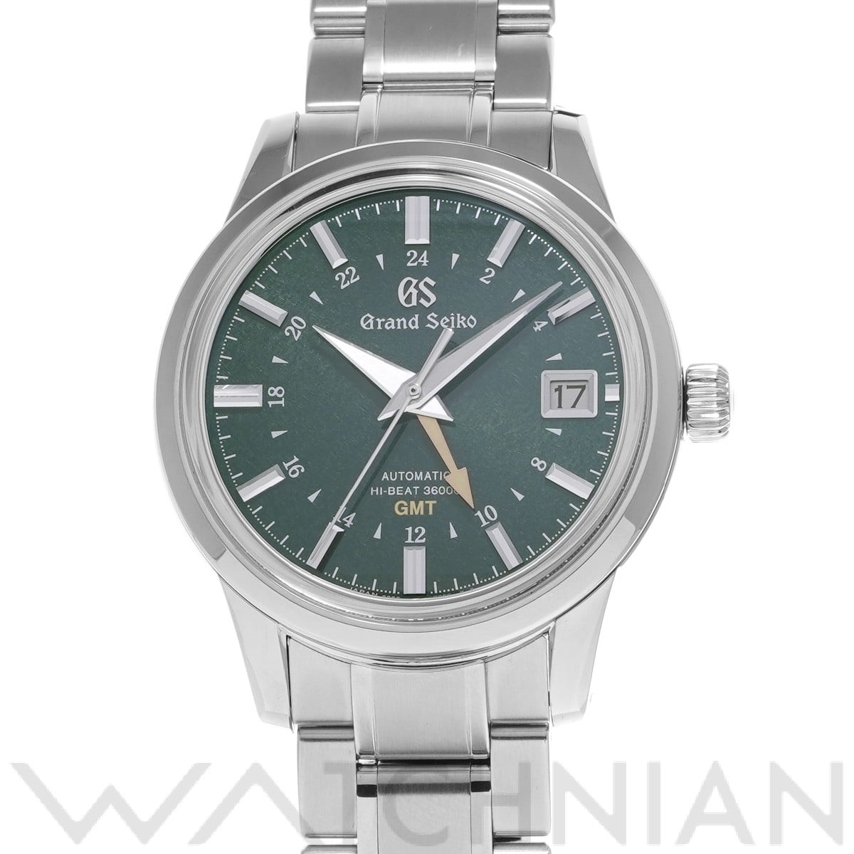 グランドセイコー / Grand Seiko エレガンスコレクション メカニカル ハイビート36000 GMT SBGJ251 グリーン メンズ 時計 【中古】【wristwatch】