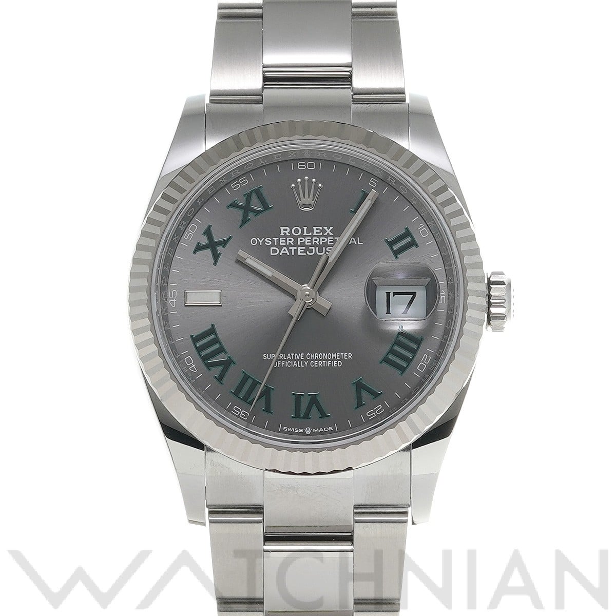 ロレックス デイトジャスト 36 126234 スレート メンズ 時計 【中古】【wristwatch】