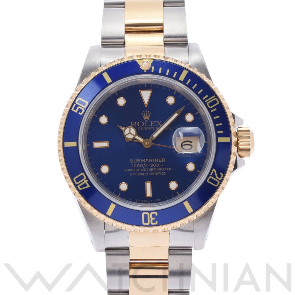 ロレックス / ROLEX サブマリーナ デイト 16613 ブルー メンズ 時計 【中古】【wristwatch】