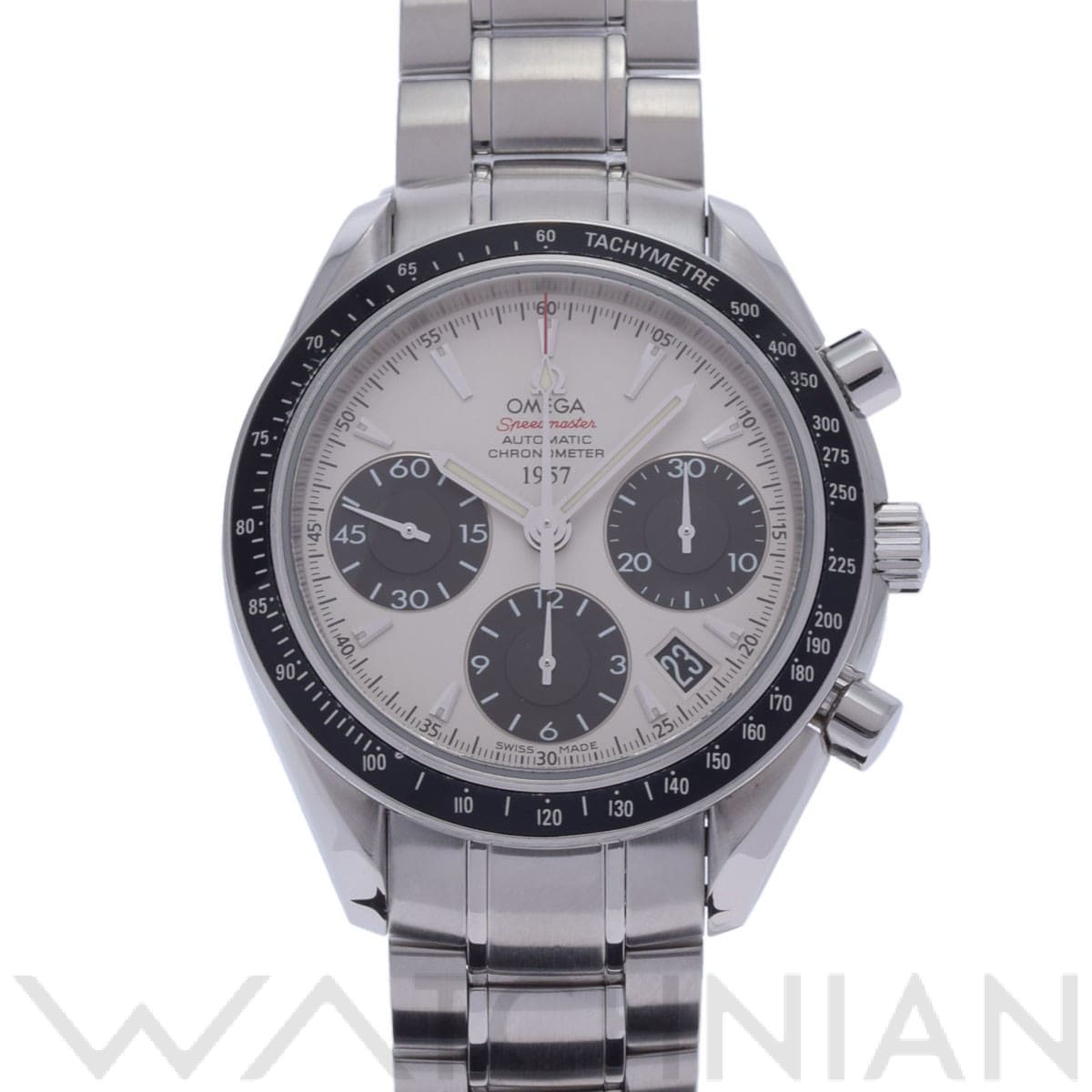オメガ / OMEGA スピードマスター デイト 1957 323.30.40.40.02.001 シルバー/ブラック メンズ 時計 【中古】【wristwatch】