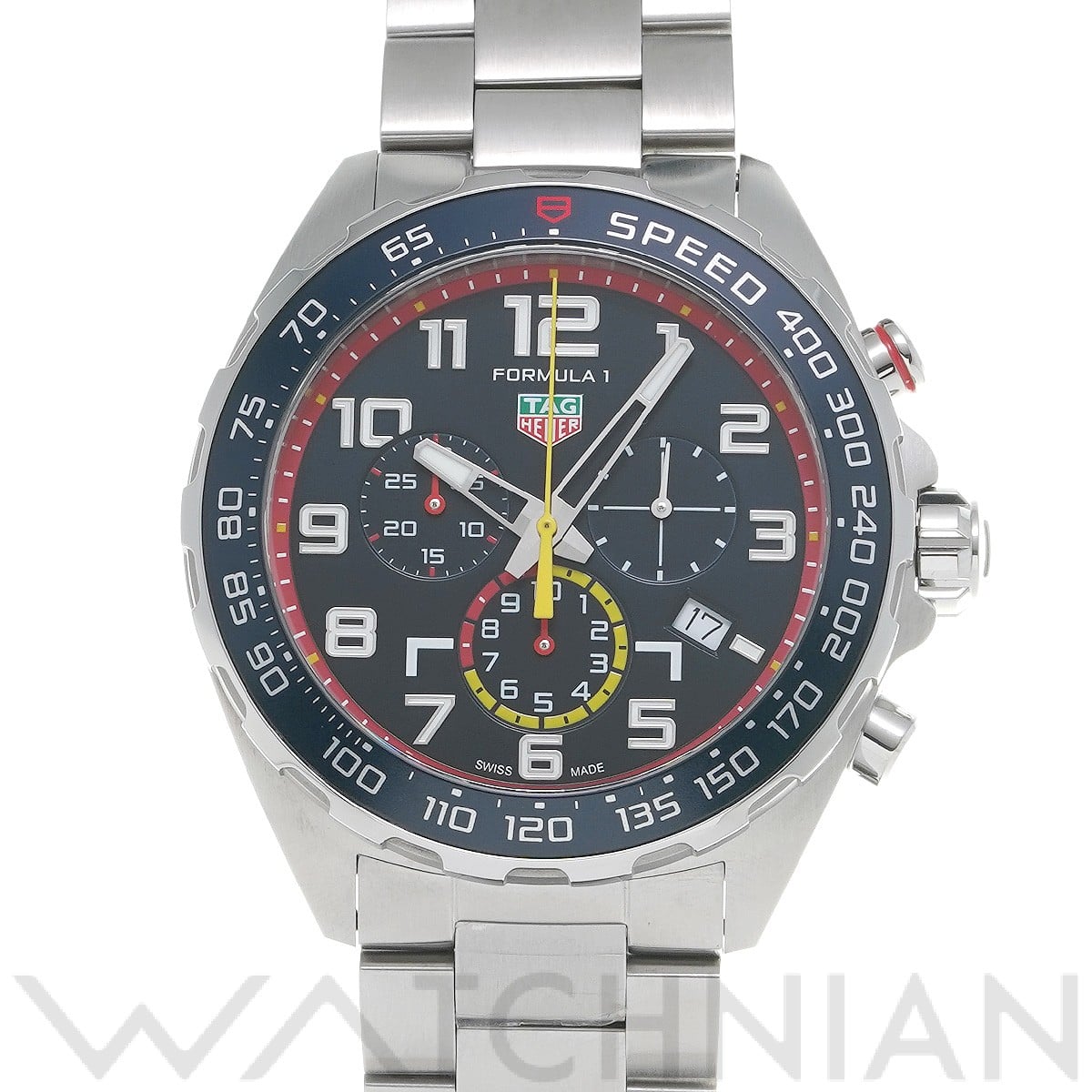 タグ ホイヤー / TAG HEUER フォーミュラ1 クォーツ クロノグラフ レッドブルレーシング CAZ101AL.BA8052 ダークブルー メンズ 時計 【中古】【wristwatch】