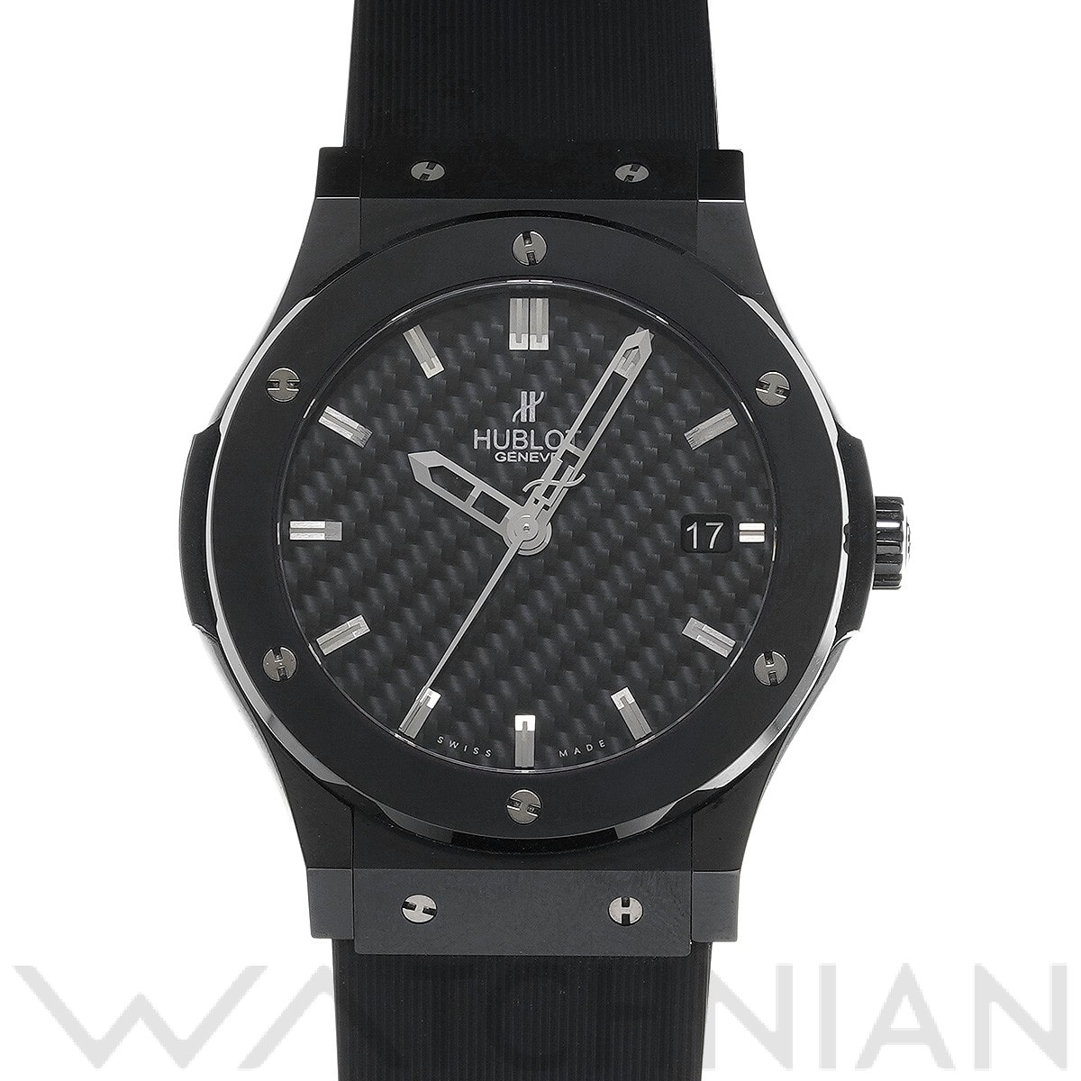 クラシックフュージョン ブラックマジック 511.CM.1170.RX ブラック ウブロ HUBLOT メンズ 【中古】