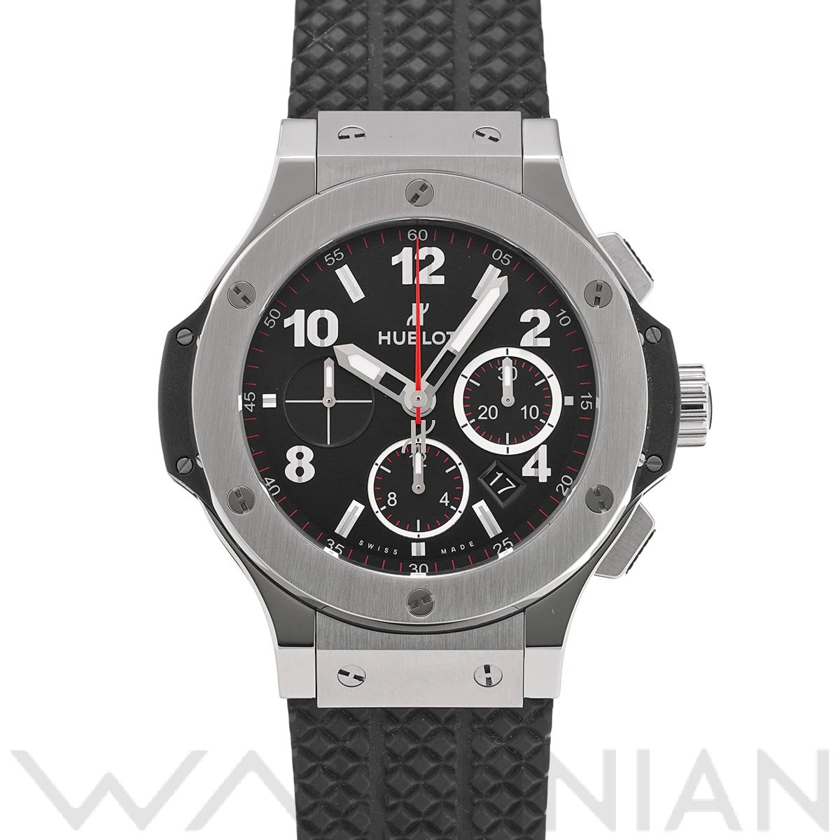 ビッグバン スチール 301.SX.130.RX ブラック ウブロ HUBLOT メンズ 【中古】