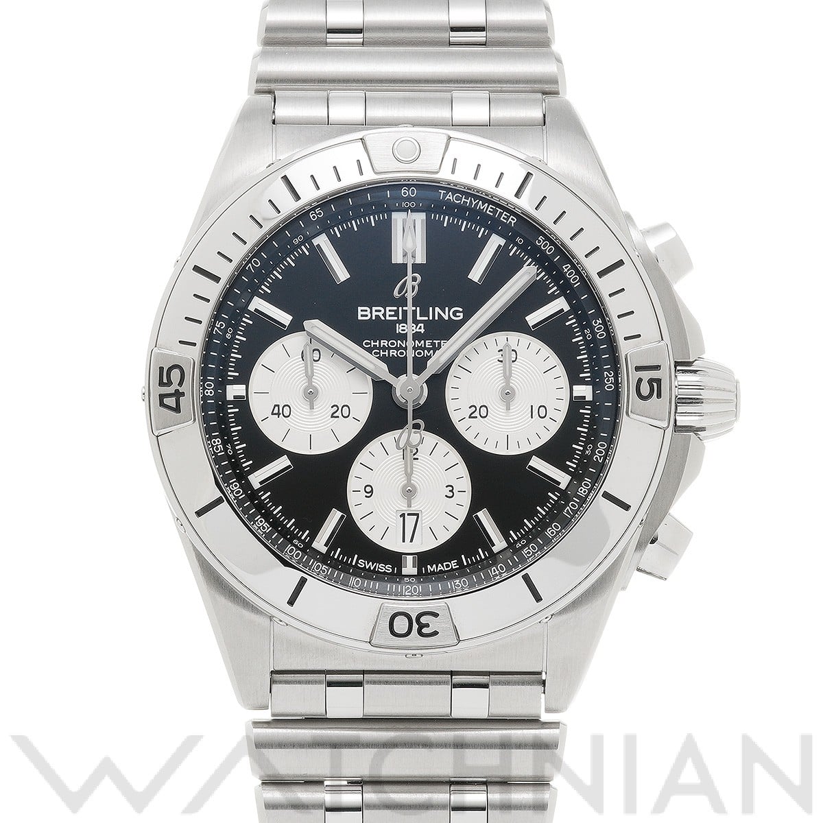 ブライトリング / BREITLING クロノマット B01 42 ジャパンエディション AB0134101B2A1 ブラック/シルバー メンズ 時計 【中古】【wristwatch】