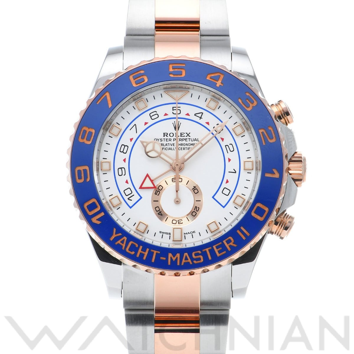 ロレックス ヨットマスターII 116681 ホワイト メンズ 時計 【中古】【wristwatch】