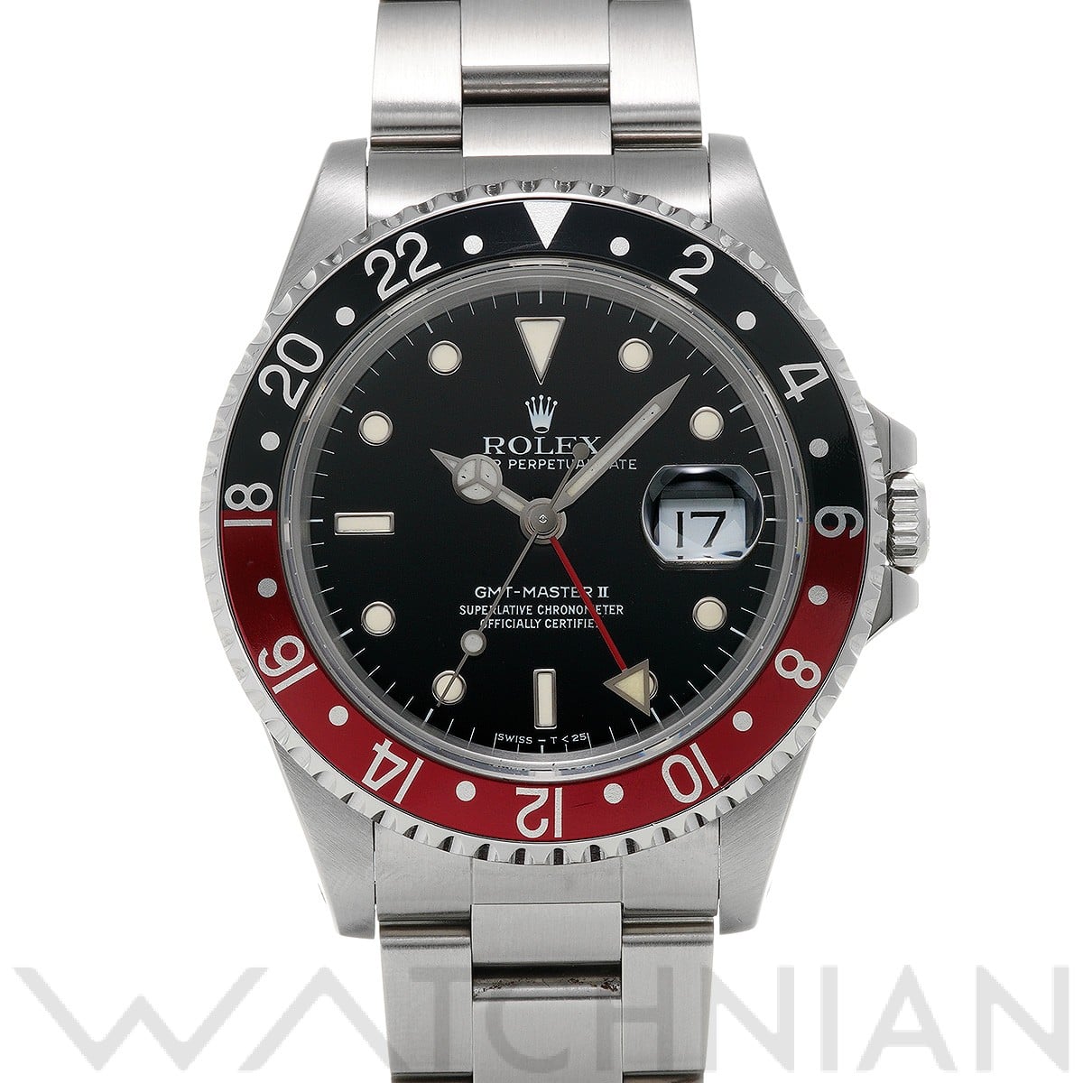 ロレックス GMTマスターII 16710 ブラック メンズ 時計 【中古】【wristwatch】