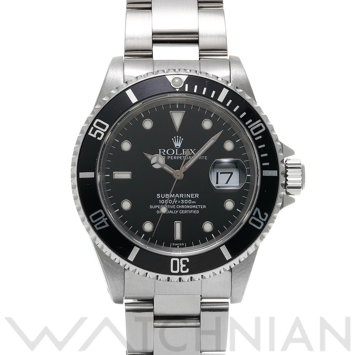 サブマリーナ デイト 16610 A番(1999年頃製造) ブラック ロレックス ROLEX メンズ 【中古】