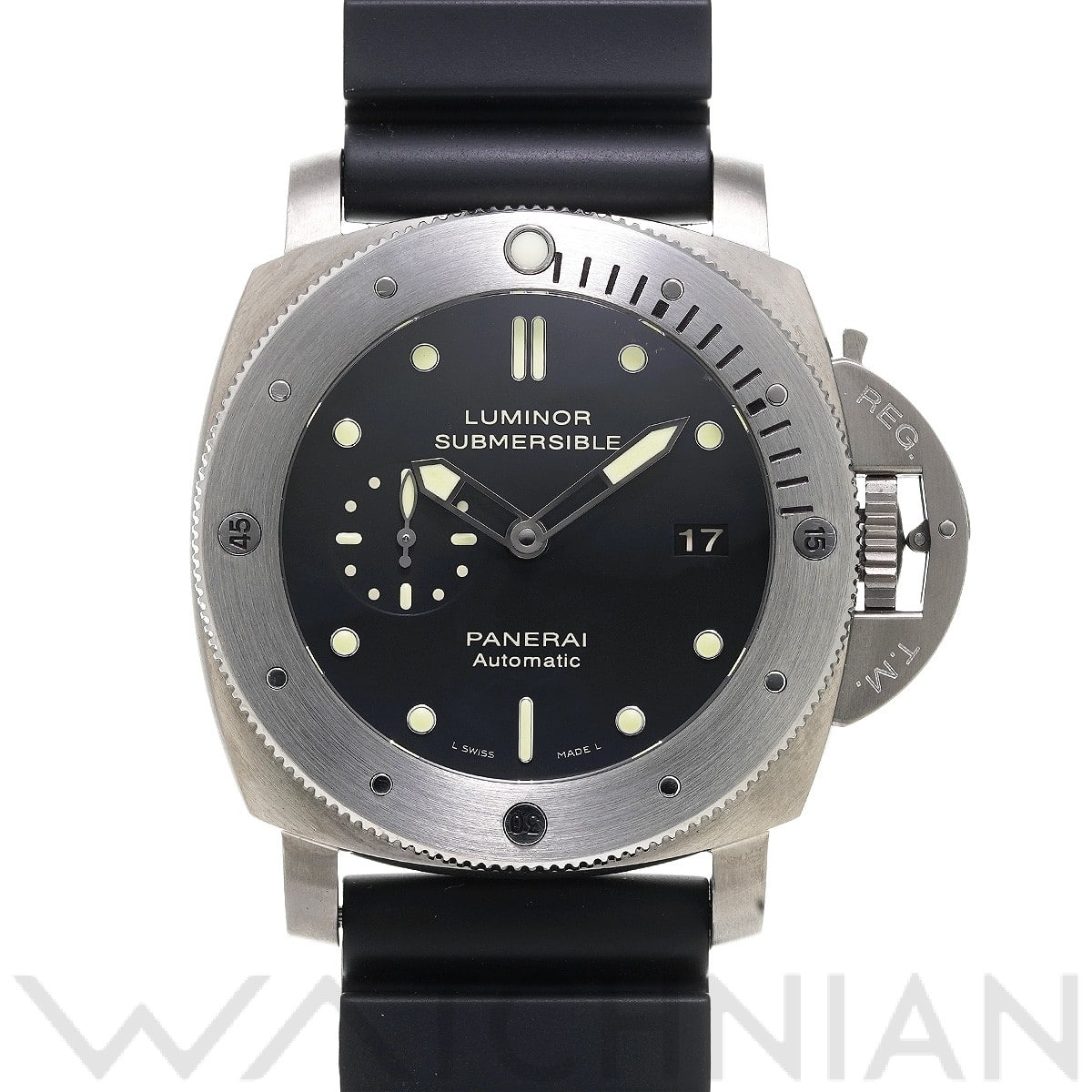 ルミノール サブマーシブル 1950 3デイズ オートマティック チタニオ PAM00305 L番(2009年製造) ブラック パネライ PANERAI メンズ 【中古】