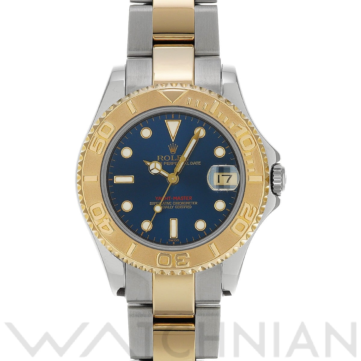 ヨットマスター 34 68623 A番(1999年頃製造) ブルー ロレックス ROLEX ユニセックス 【中古】