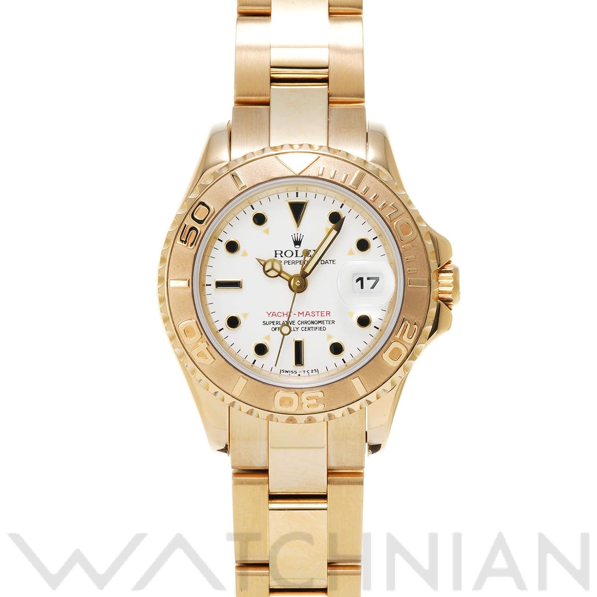 ロレックス ヨットマスター 69628 ホワイト レディース 時計 【中古】【wristwatch】