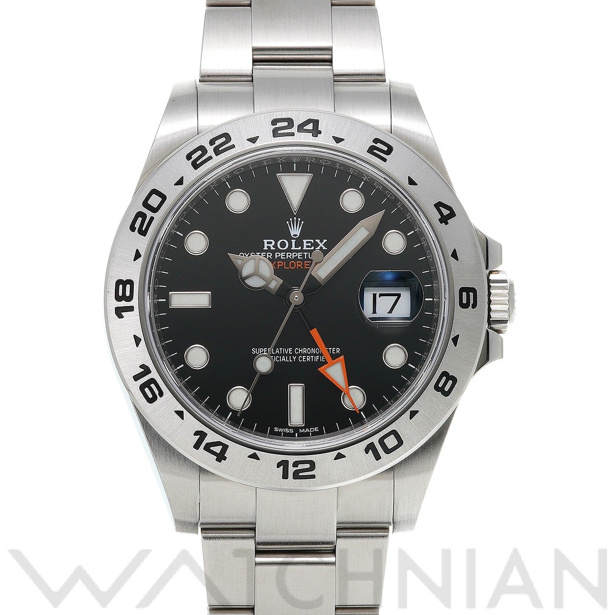 ロレックス エクスプローラーII 216570 ブラック メンズ 時計 【中古】【wristwatch】